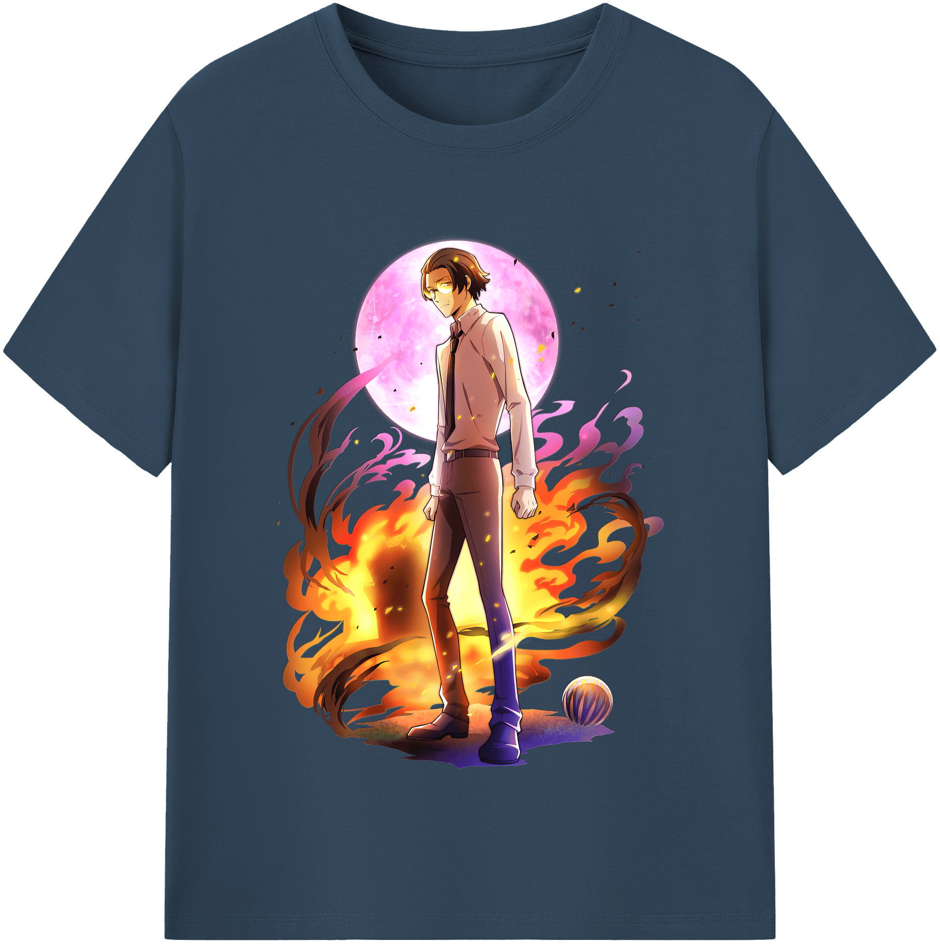 （画像用） 文豪ストレイドッグス Bungo Stray Dogs レディースカジュアルプリントTシャツ（綿100％）