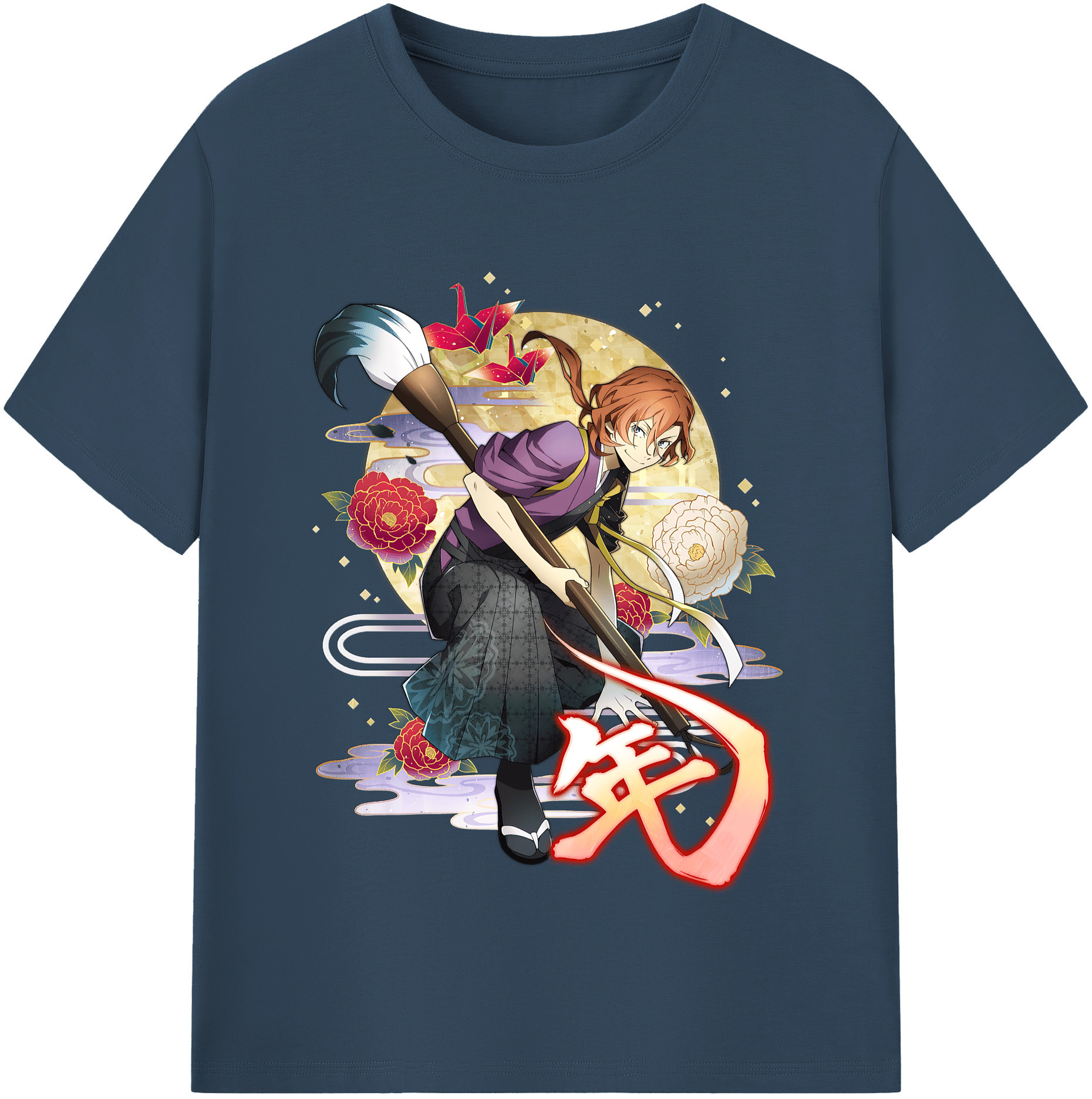 （画像用） 文豪ストレイドッグス Bungo Stray Dogs レディースカジュアルプリントTシャツ（綿100％）