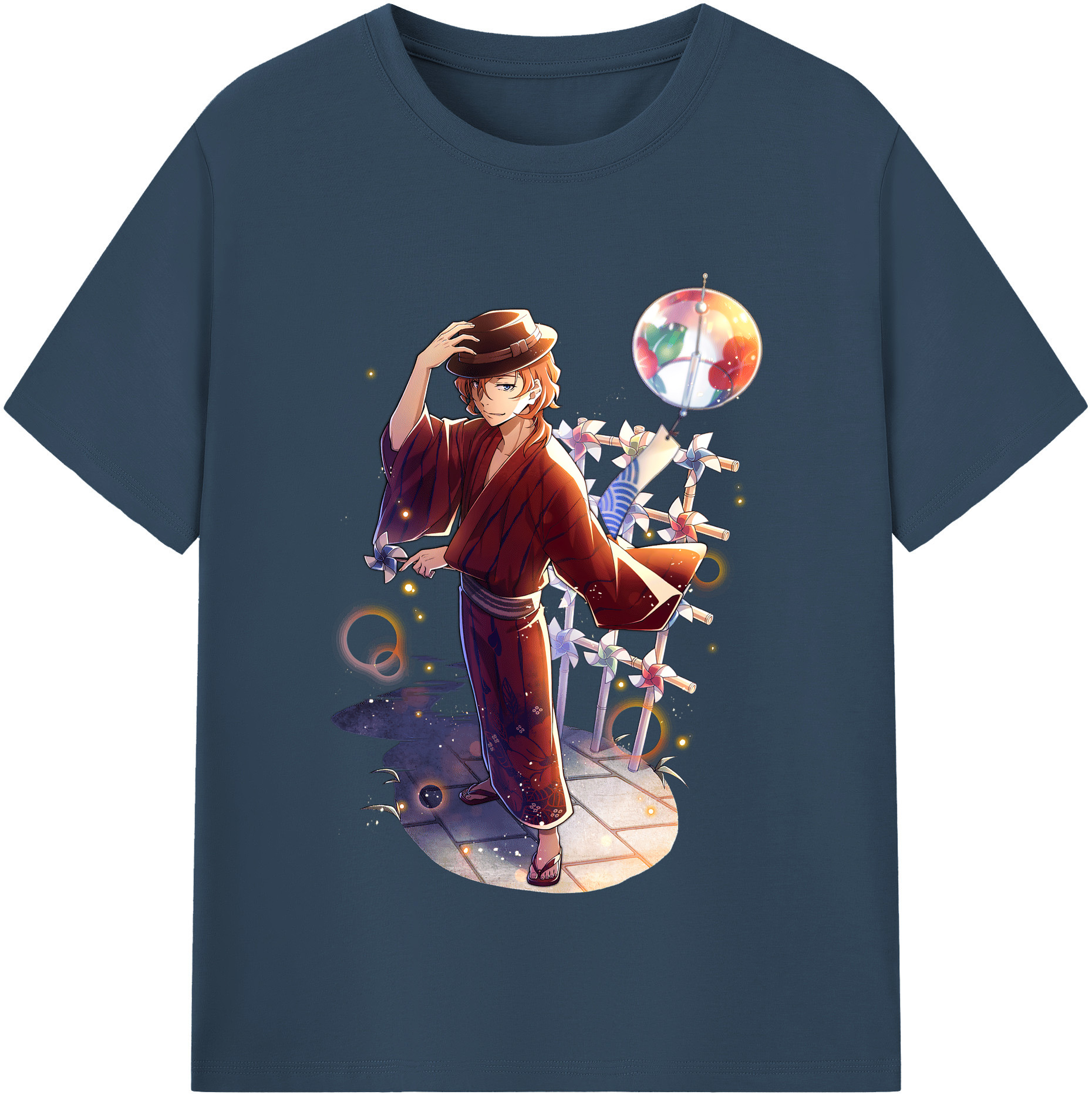 （画像用） 文豪ストレイドッグス Bungo Stray Dogs レディースカジュアルプリントTシャツ（綿100％）