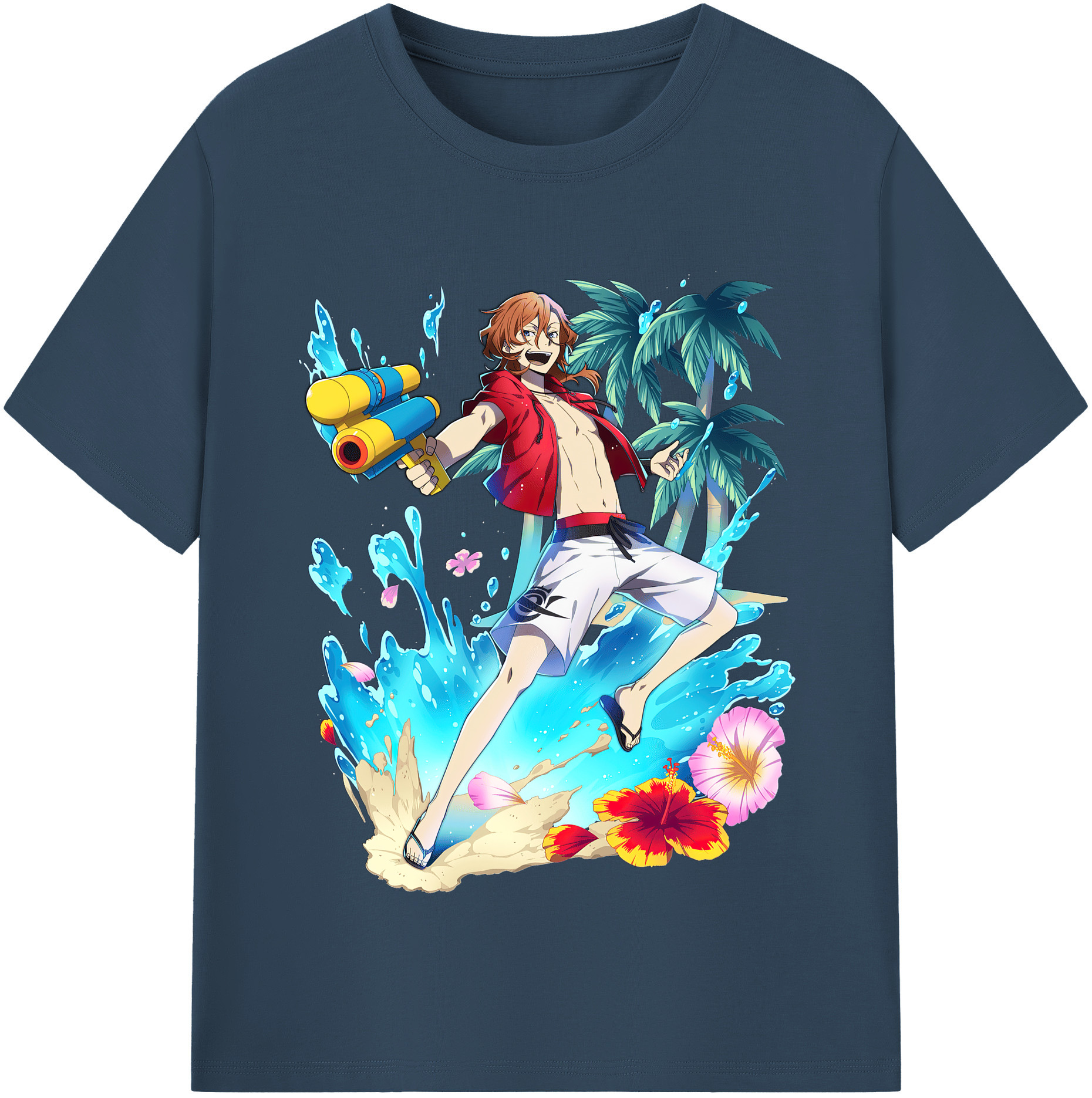（画像用） 文豪ストレイドッグス Bungo Stray Dogs レディースカジュアルプリントTシャツ（綿100％）