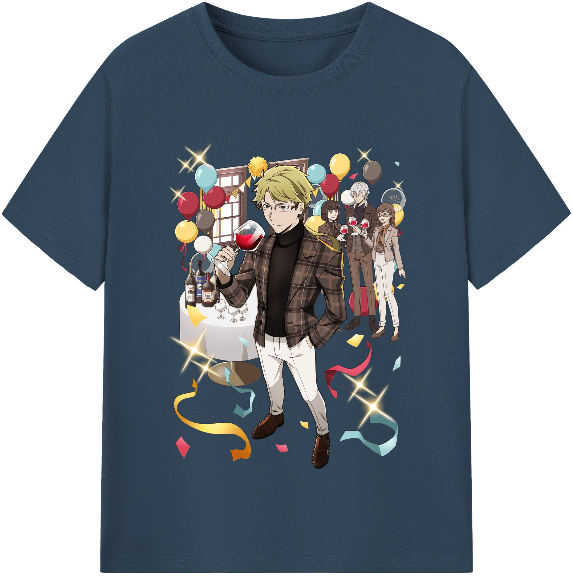 （画像用） 文豪ストレイドッグス Bungo Stray Dogs レディースカジュアルプリントTシャツ（綿100％）