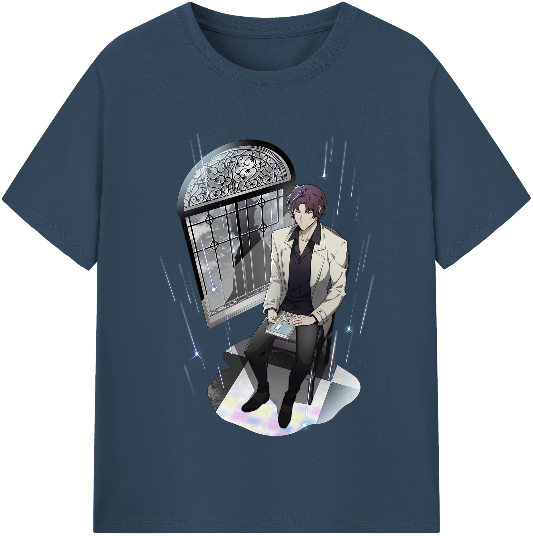 （画像用） 文豪ストレイドッグス Bungo Stray Dogs レディースカジュアルプリントTシャツ（綿100％）