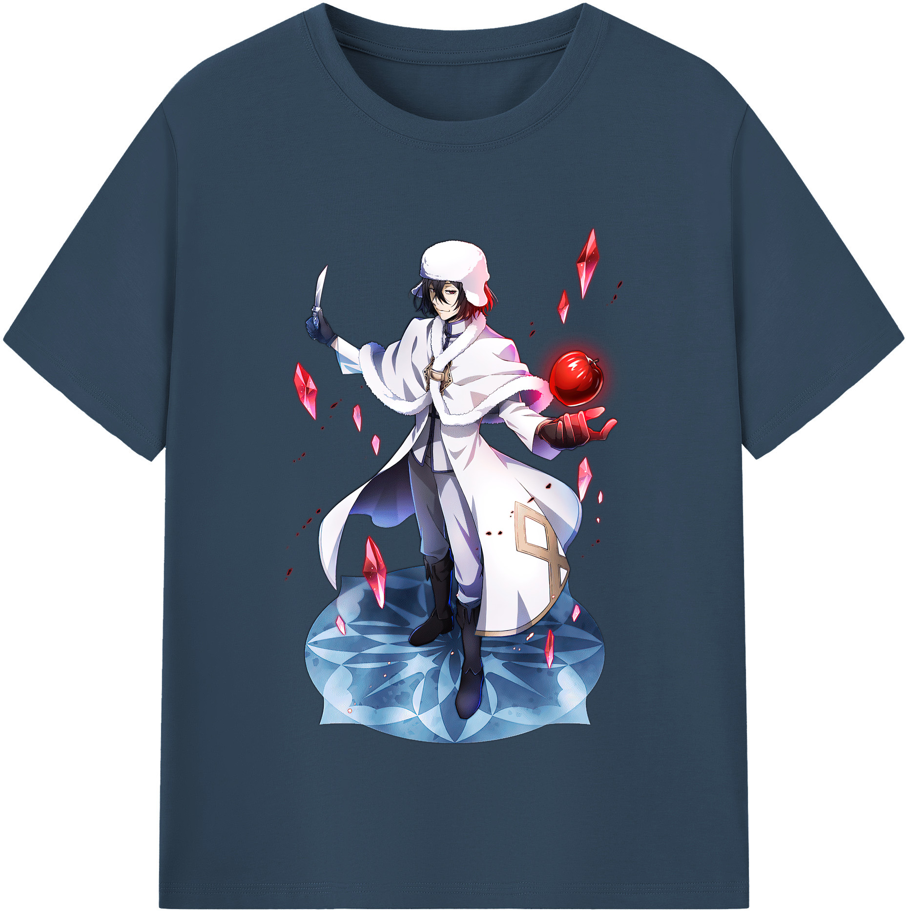 （画像用） 文豪ストレイドッグス Bungo Stray Dogs レディースカジュアルプリントTシャツ（綿100％）