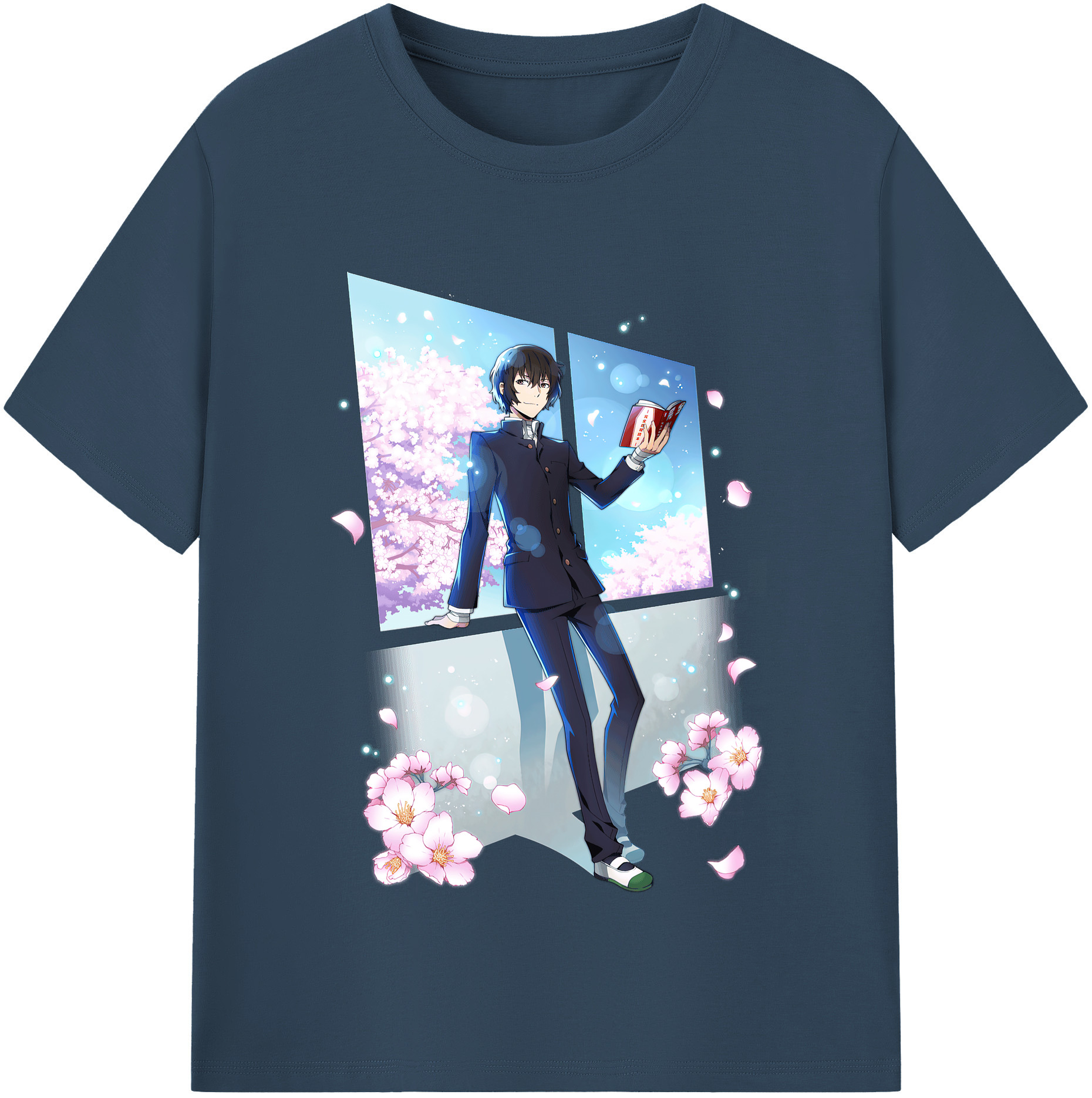 （画像用） 文豪ストレイドッグス Bungo Stray Dogs レディースカジュアルプリントTシャツ（綿100％）