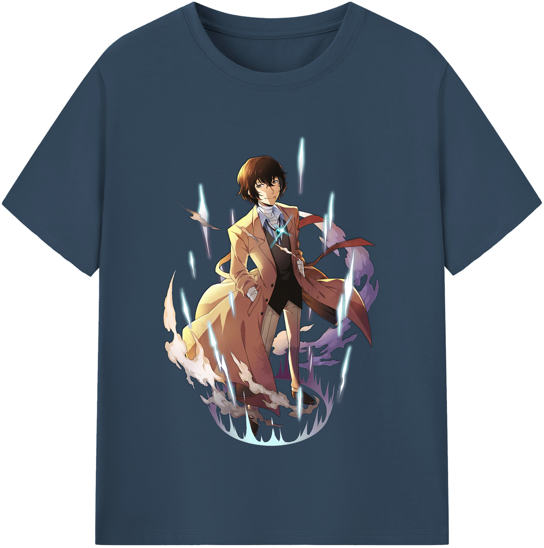 （画像用） 文豪ストレイドッグス Bungo Stray Dogs レディースカジュアルプリントTシャツ（綿100％）