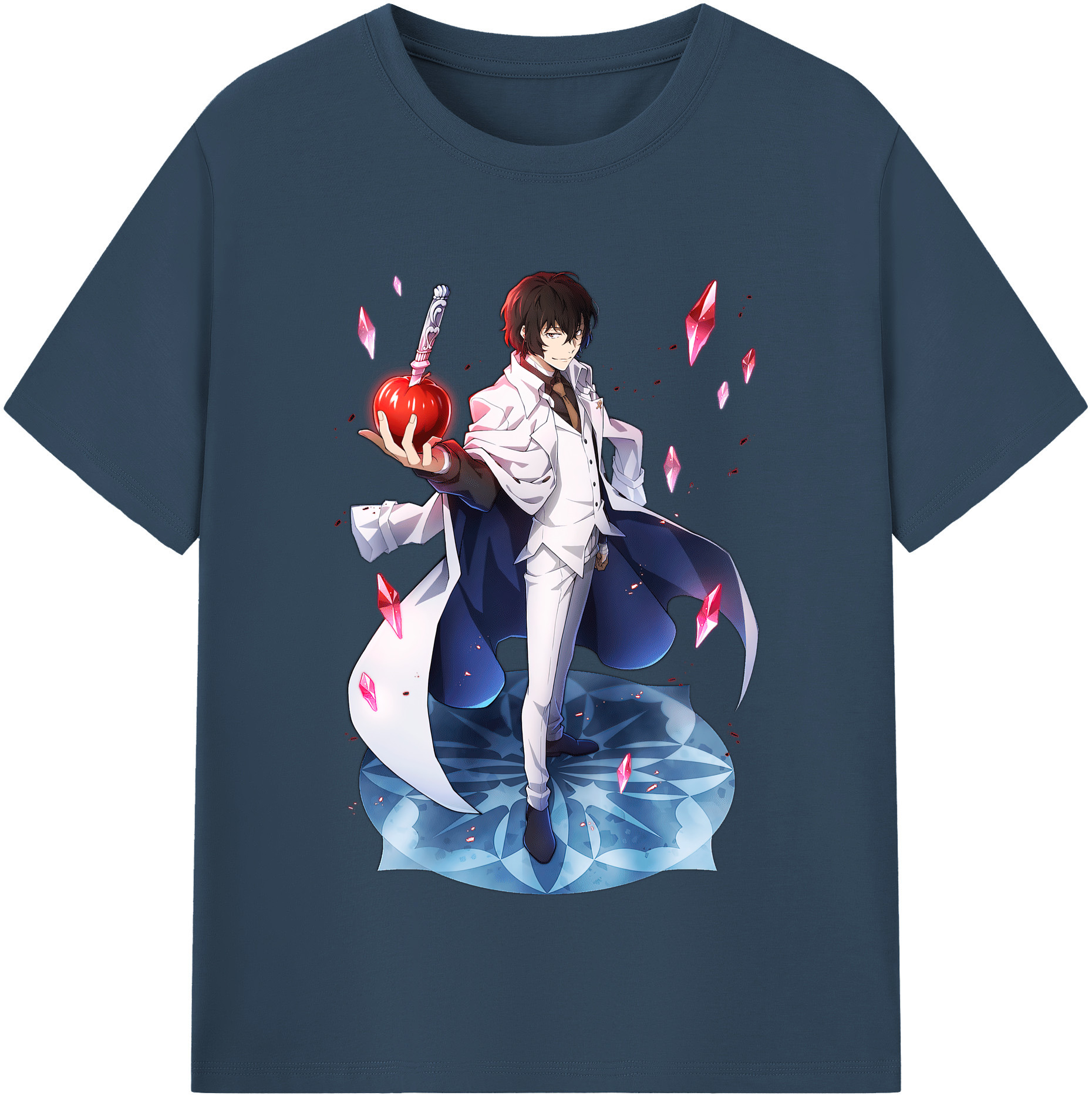（画像用） 文豪ストレイドッグス Bungo Stray Dogs レディースカジュアルプリントTシャツ（綿100％）