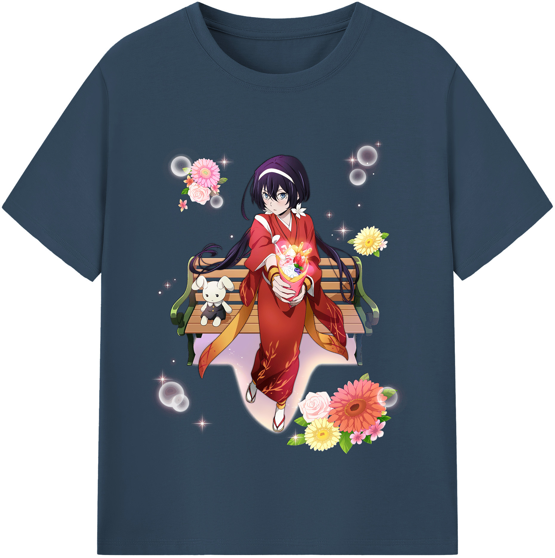 （画像用） 文豪ストレイドッグス Bungo Stray Dogs レディースカジュアルプリントTシャツ（綿100％）