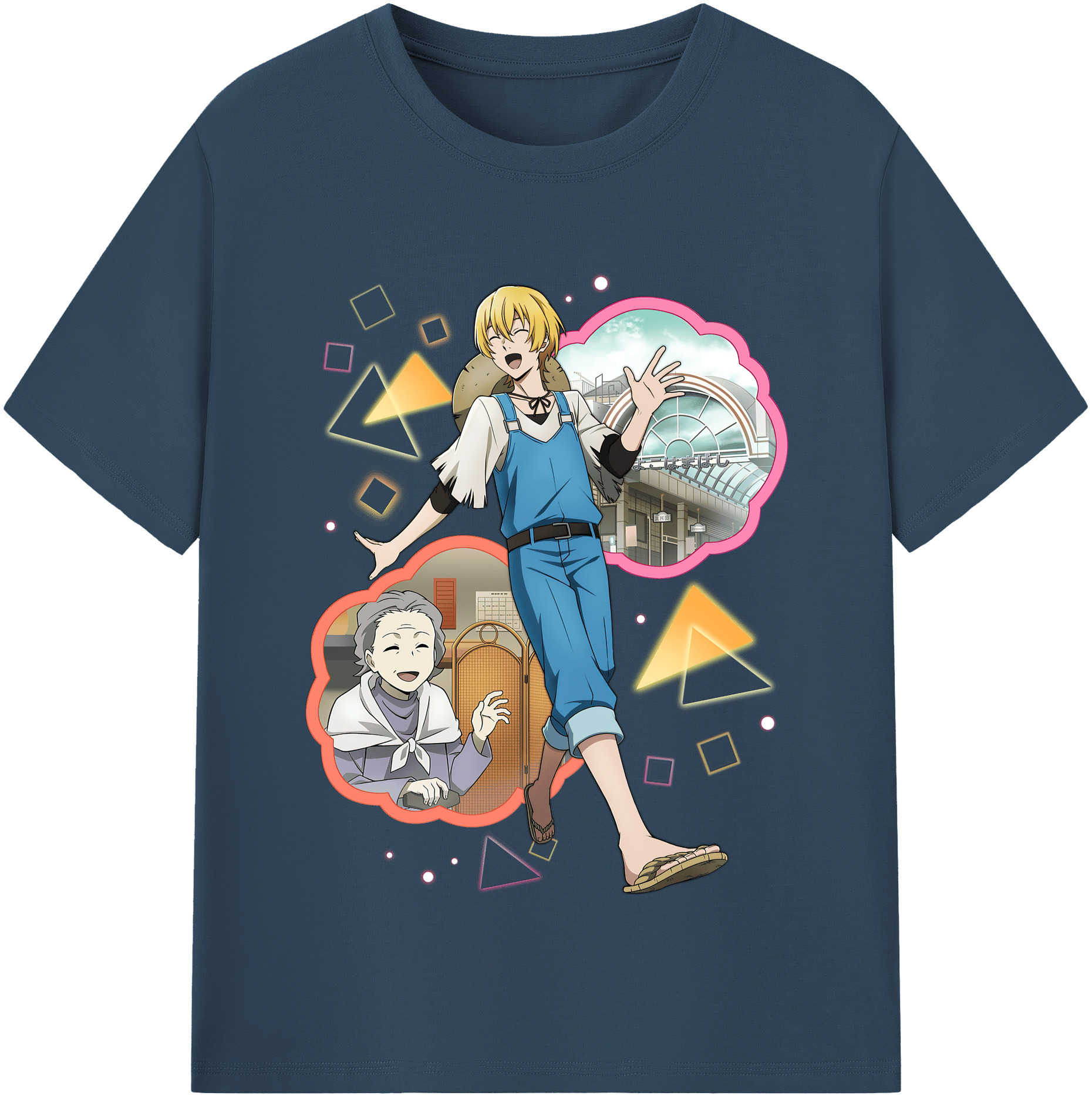 （画像用） 文豪ストレイドッグス Bungo Stray Dogs レディースカジュアルプリントTシャツ（綿100％）