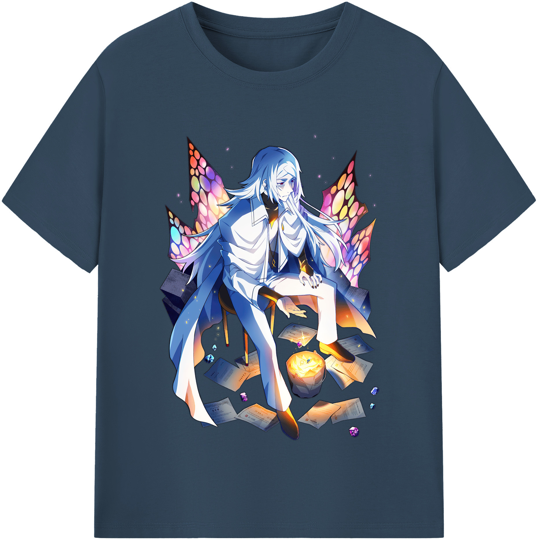 （画像用） 文豪ストレイドッグス Bungo Stray Dogs レディースカジュアルプリントTシャツ（綿100％）