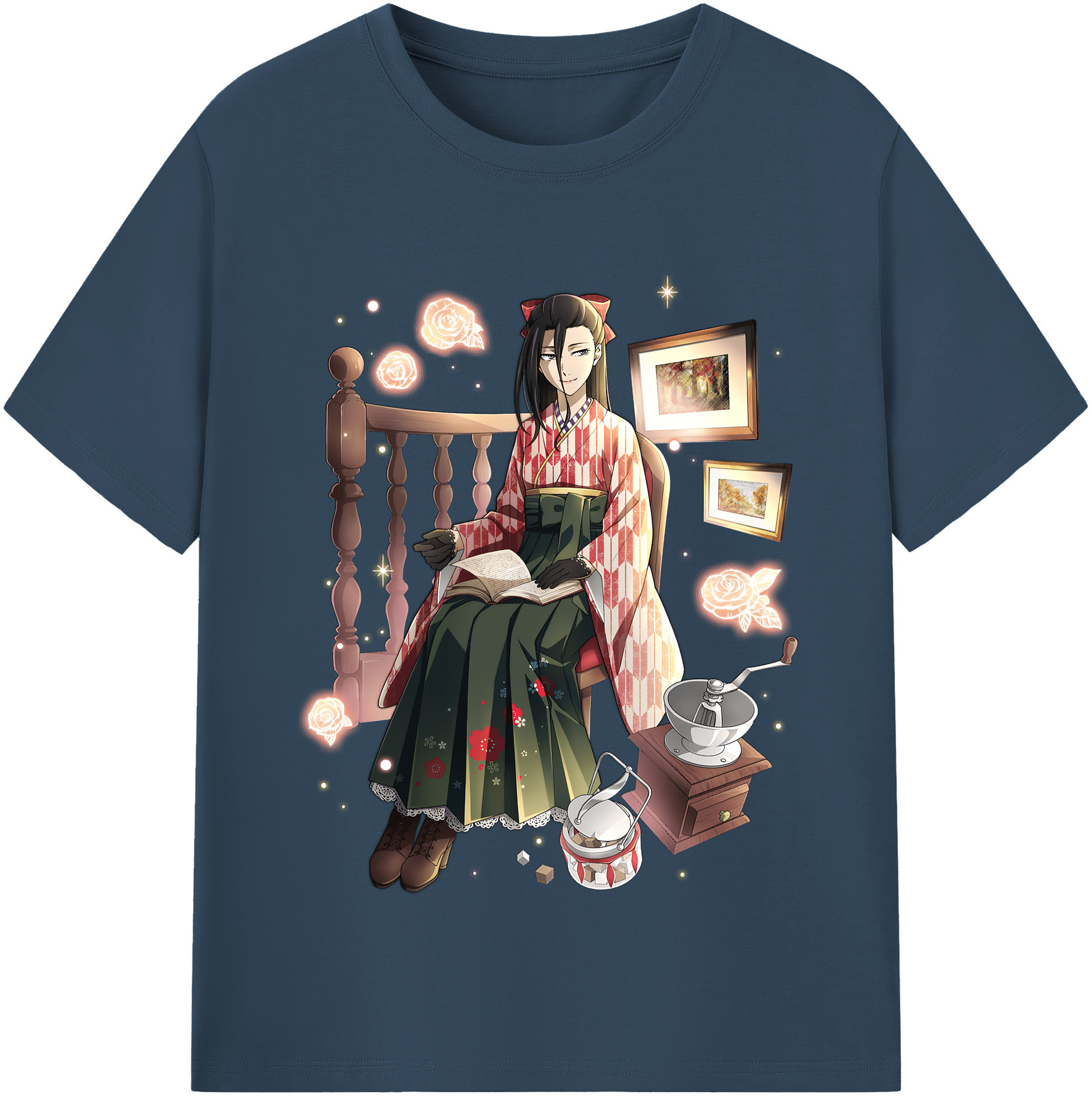 （画像用） 文豪ストレイドッグス Bungo Stray Dogs レディースカジュアルプリントTシャツ（綿100％）