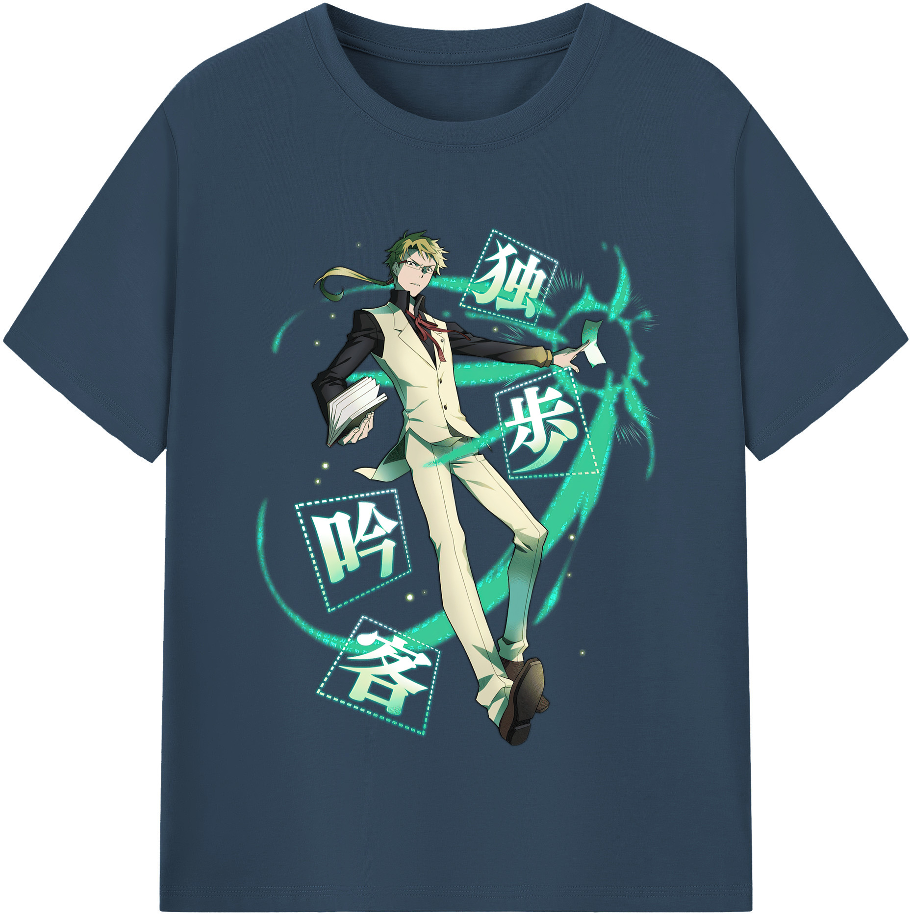 （画像用） 文豪ストレイドッグス Bungo Stray Dogs レディースカジュアルプリントTシャツ（綿100％）