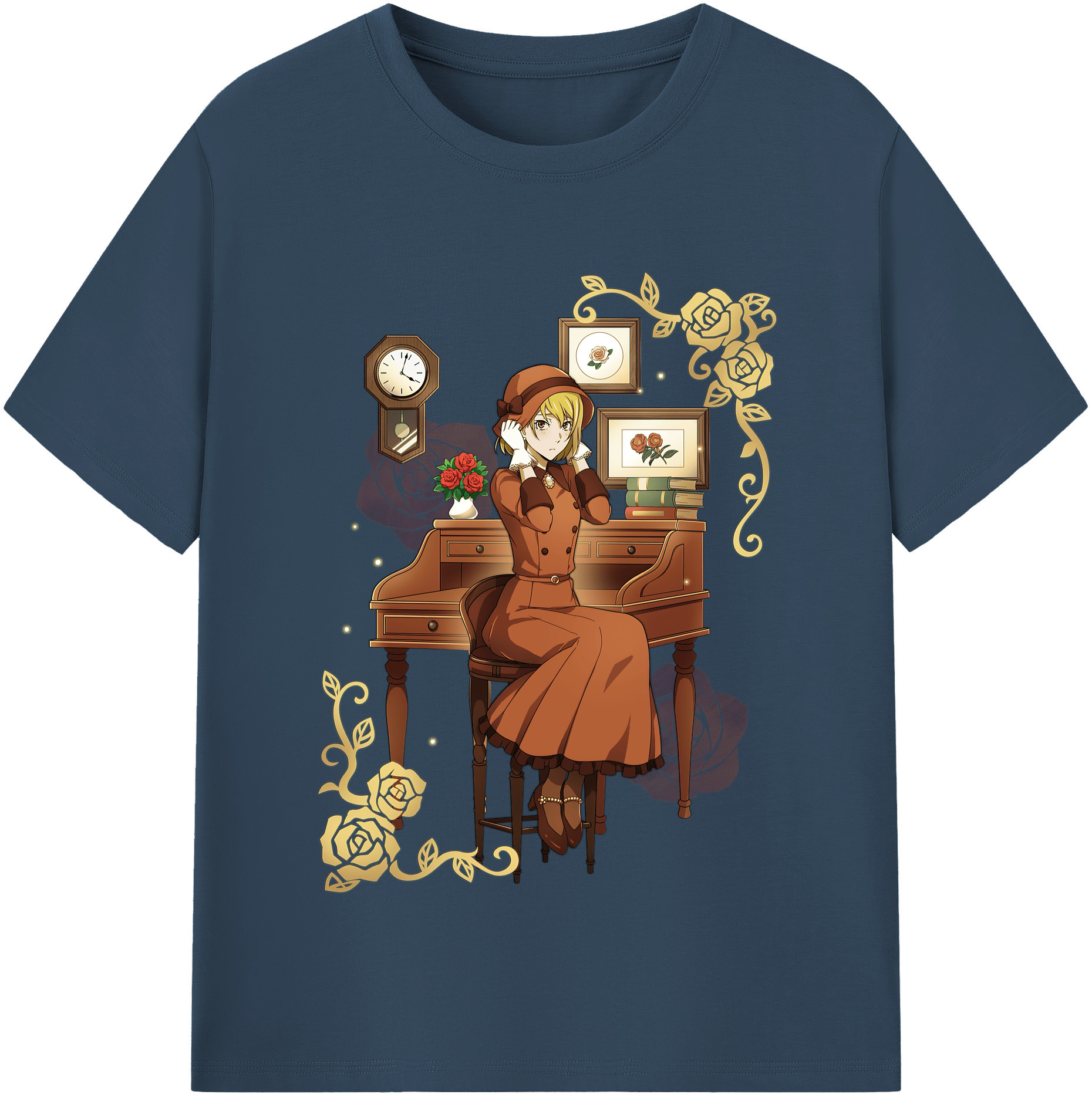 （画像用） 文豪ストレイドッグス Bungo Stray Dogs レディースカジュアルプリントTシャツ（綿100％）