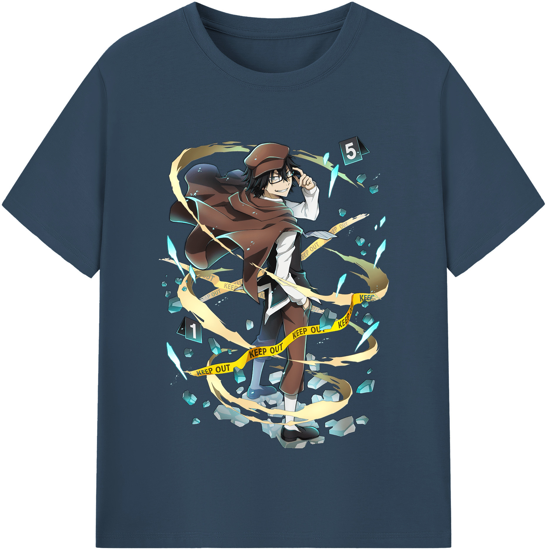 （画像用） 文豪ストレイドッグス Bungo Stray Dogs レディースカジュアルプリントTシャツ（綿100％）