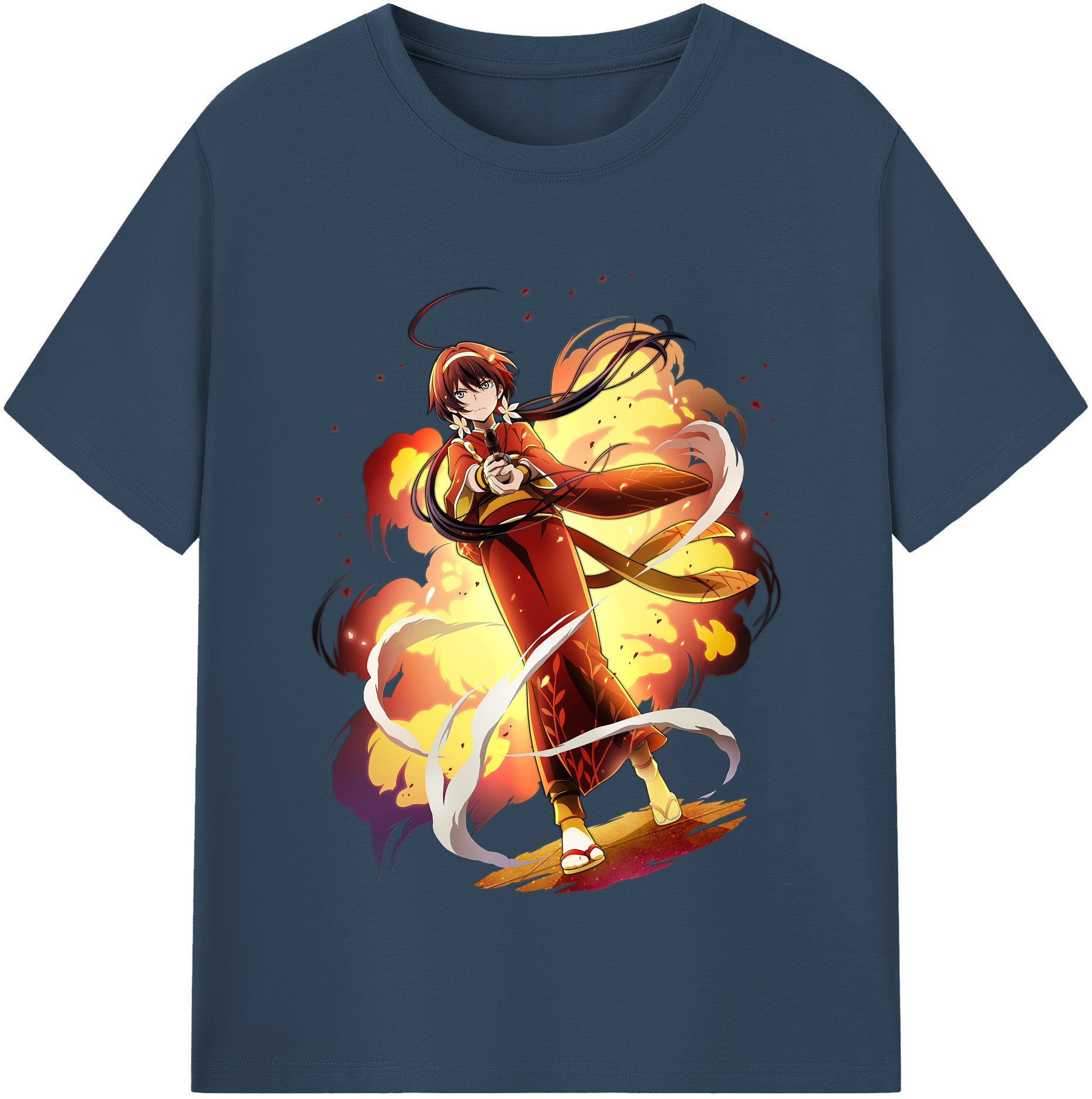 （画像用） 文豪ストレイドッグス Bungo Stray Dogs レディースカジュアルプリントTシャツ（綿100％）