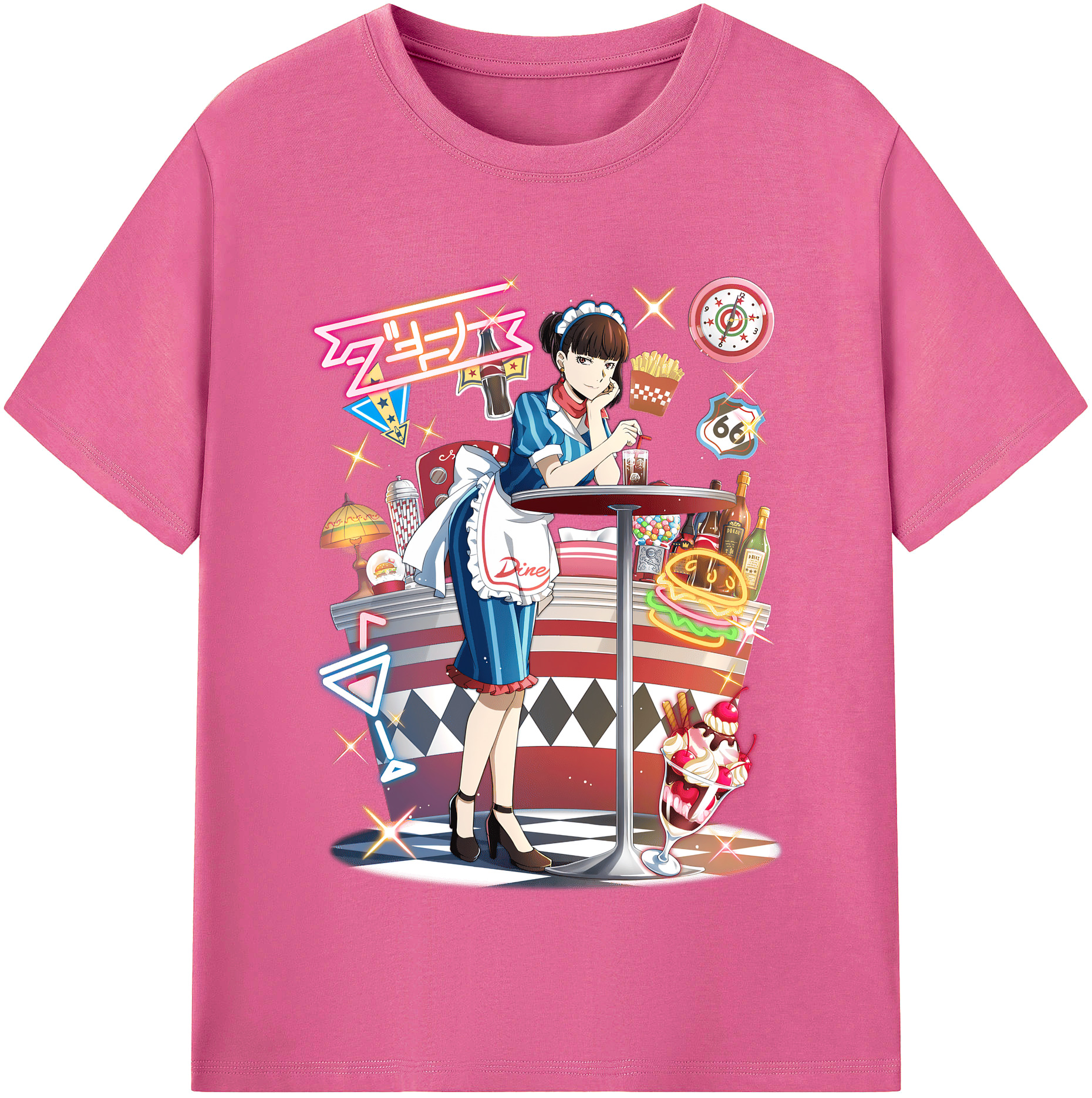 （画像用） 文豪ストレイドッグス Bungo Stray Dogs レディースカジュアルプリントTシャツ（綿100％）