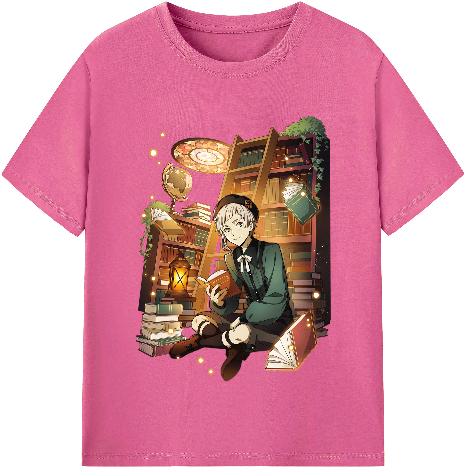 （画像用） 文豪ストレイドッグス Bungo Stray Dogs レディースカジュアルプリントTシャツ（綿100％）