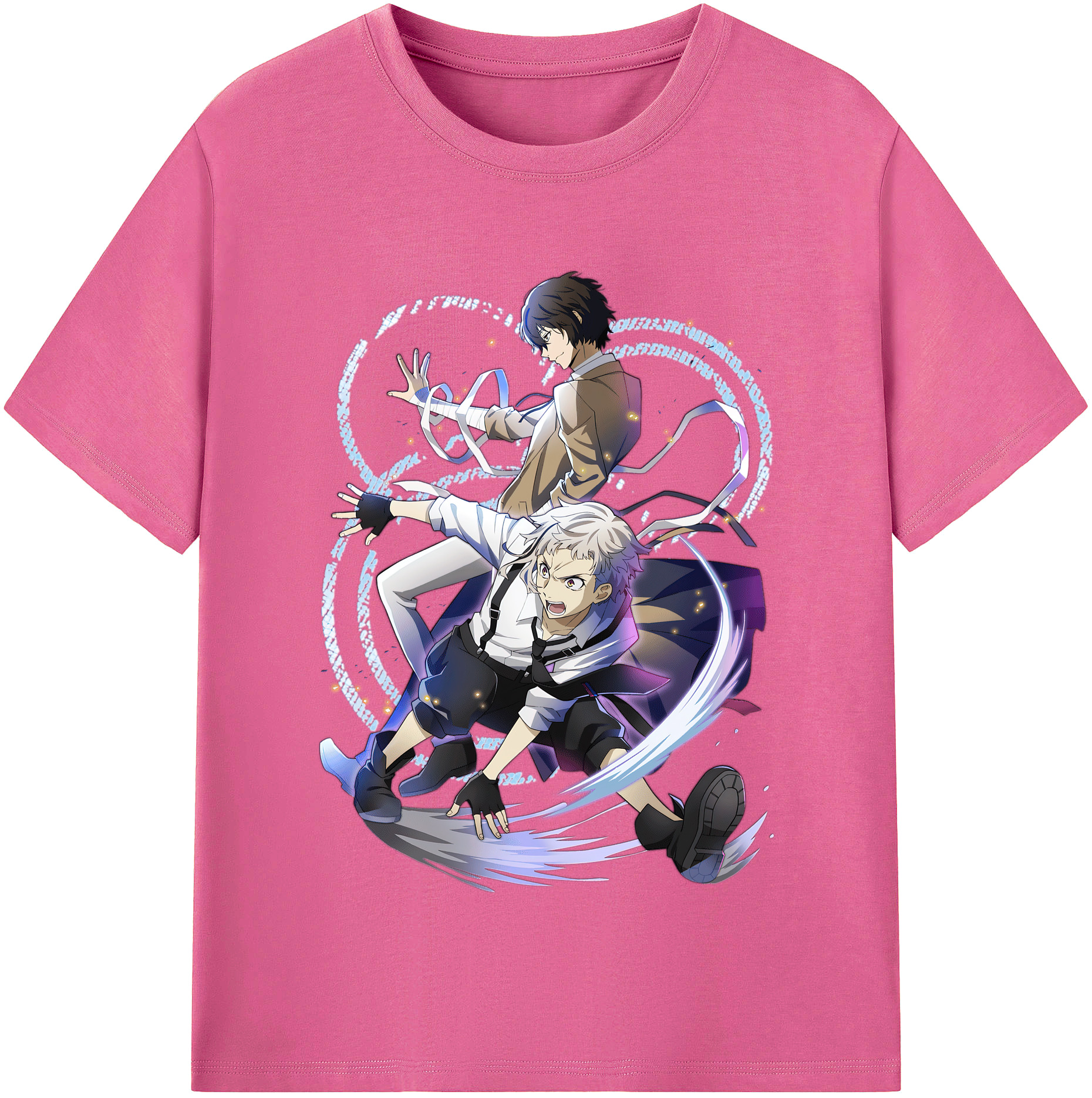 （画像用） 文豪ストレイドッグス Bungo Stray Dogs レディースカジュアルプリントTシャツ（綿100％）