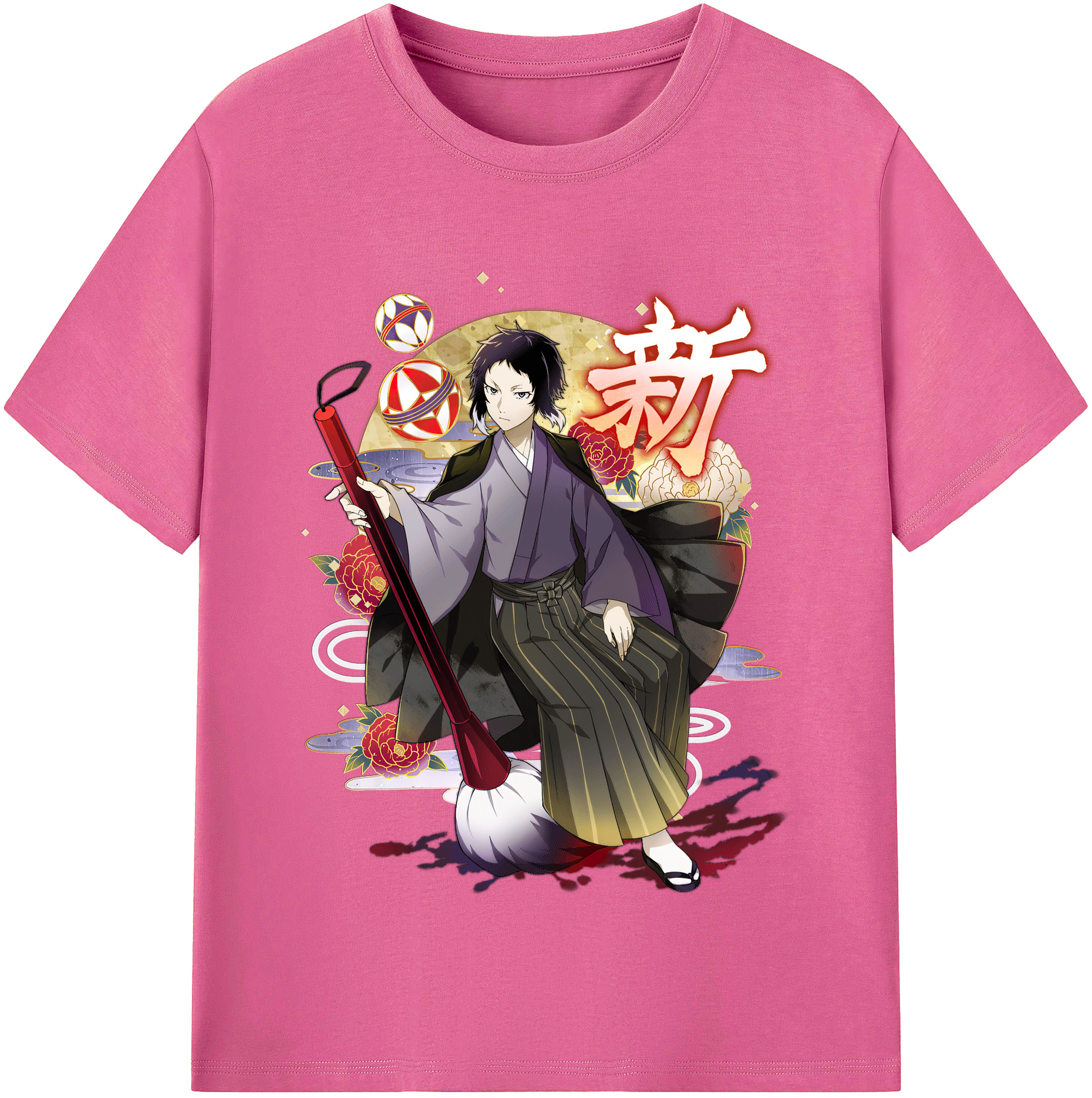 （画像用） 文豪ストレイドッグス Bungo Stray Dogs レディースカジュアルプリントTシャツ（綿100％）
