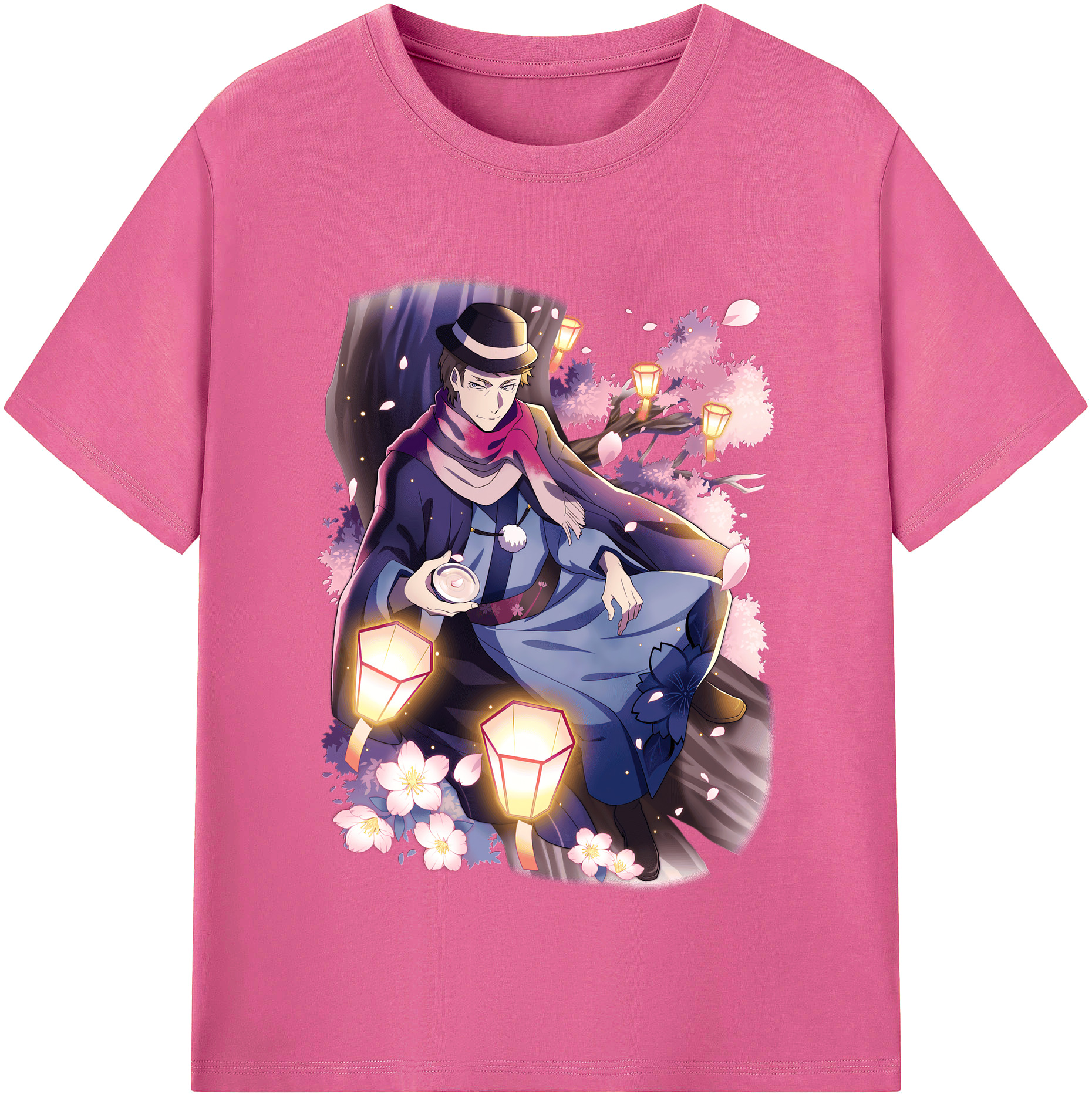 （画像用） 文豪ストレイドッグス Bungo Stray Dogs レディースカジュアルプリントTシャツ（綿100％）