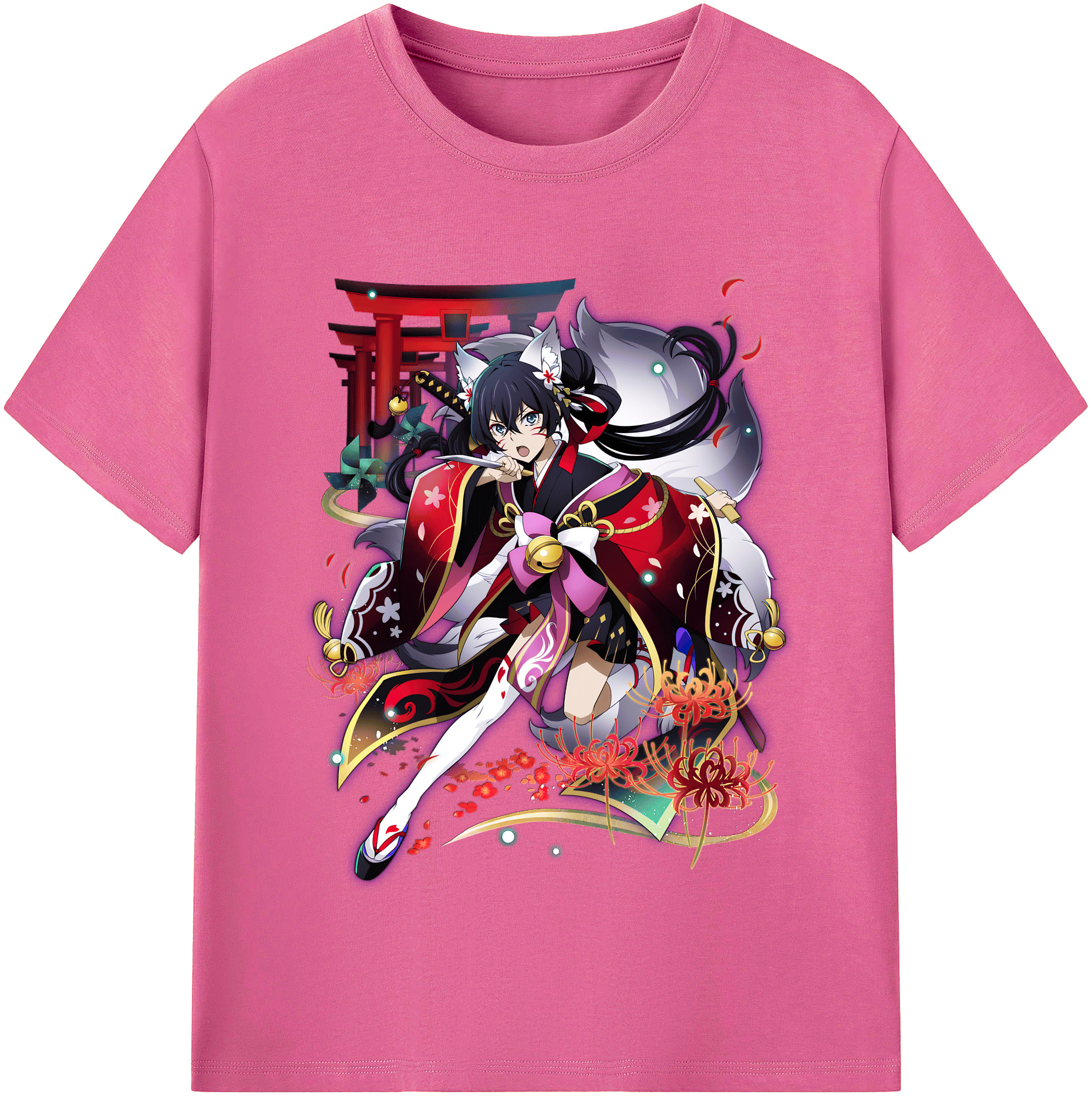 （画像用） 文豪ストレイドッグス Bungo Stray Dogs レディースカジュアルプリントTシャツ（綿100％）