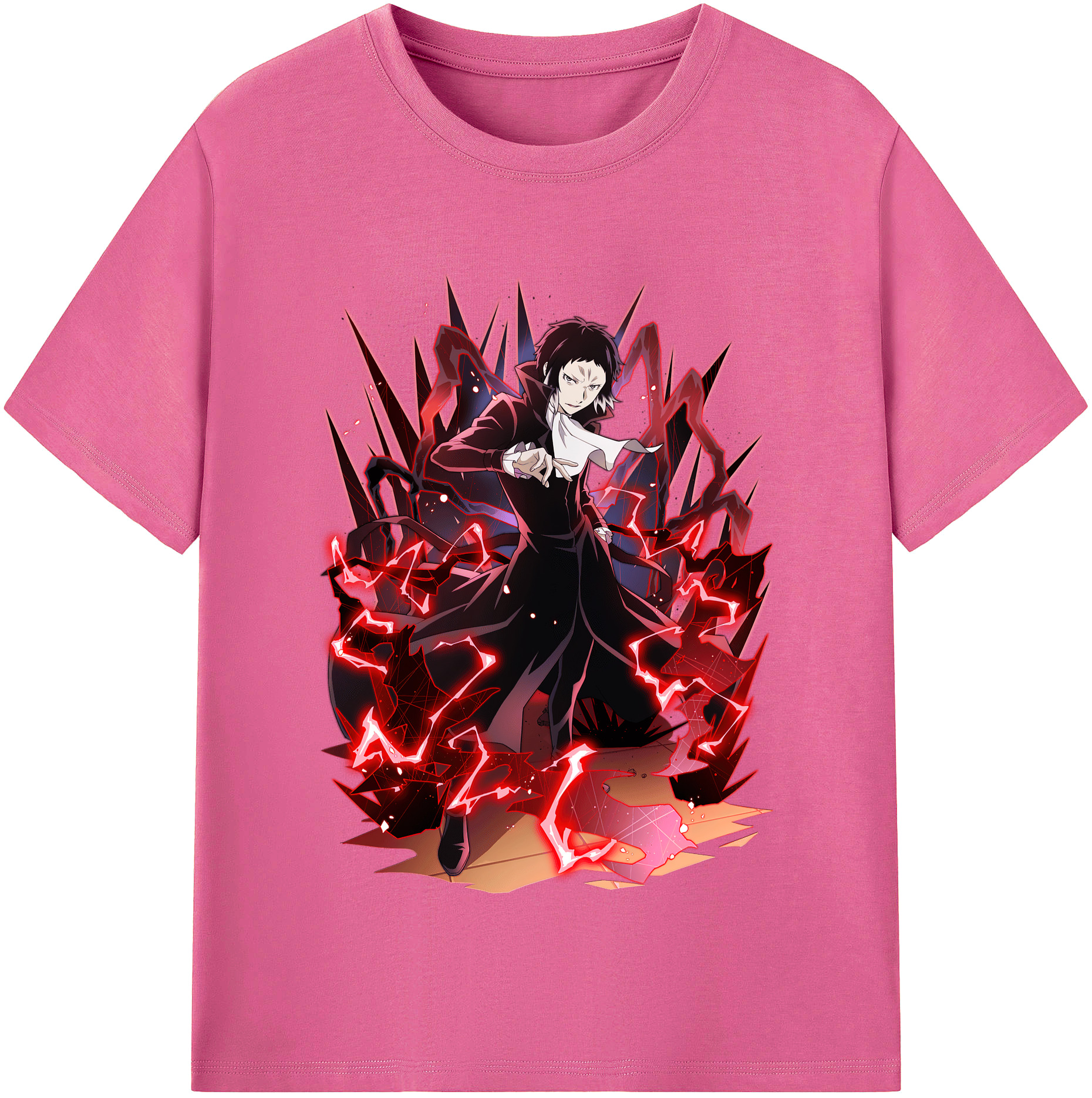（画像用） 文豪ストレイドッグス Bungo Stray Dogs レディースカジュアルプリントTシャツ（綿100％）