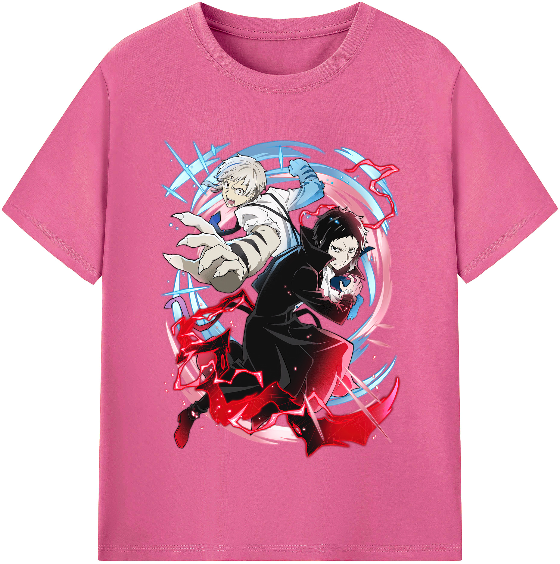 （画像用） 文豪ストレイドッグス Bungo Stray Dogs レディースカジュアルプリントTシャツ（綿100％）