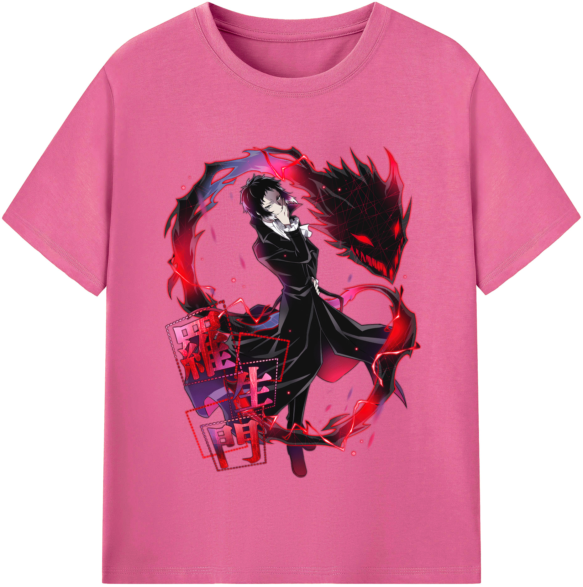 （画像用） 文豪ストレイドッグス Bungo Stray Dogs レディースカジュアルプリントTシャツ（綿100％）