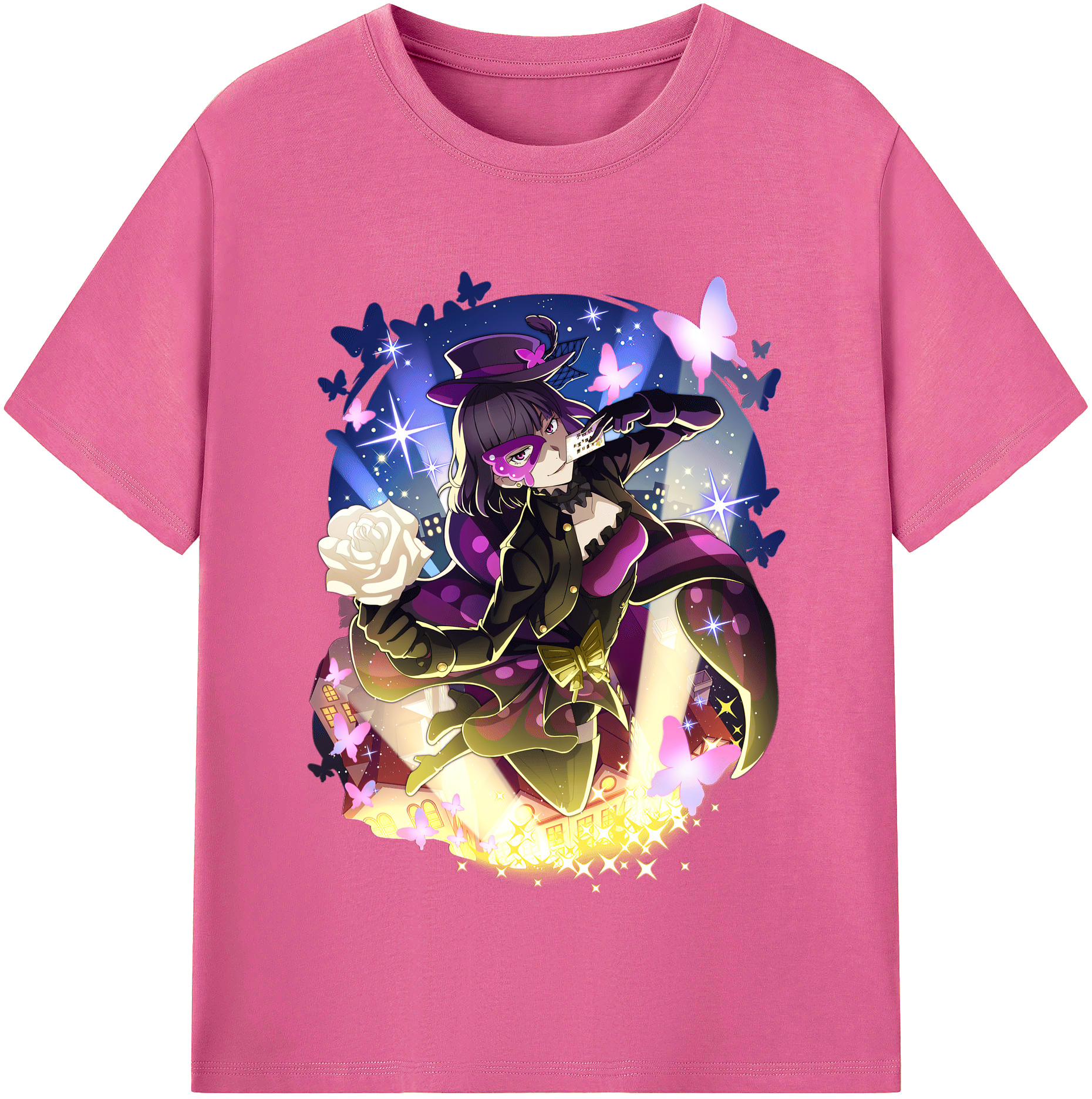 （画像用） 文豪ストレイドッグス Bungo Stray Dogs レディースカジュアルプリントTシャツ（綿100％）