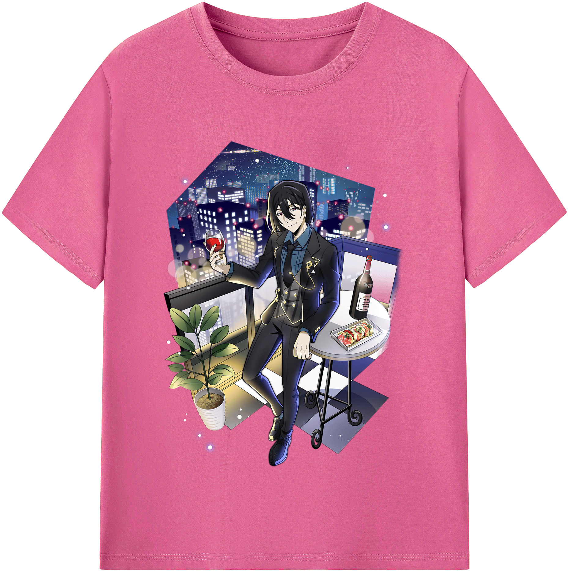 （画像用） 文豪ストレイドッグス Bungo Stray Dogs レディースカジュアルプリントTシャツ（綿100％）
