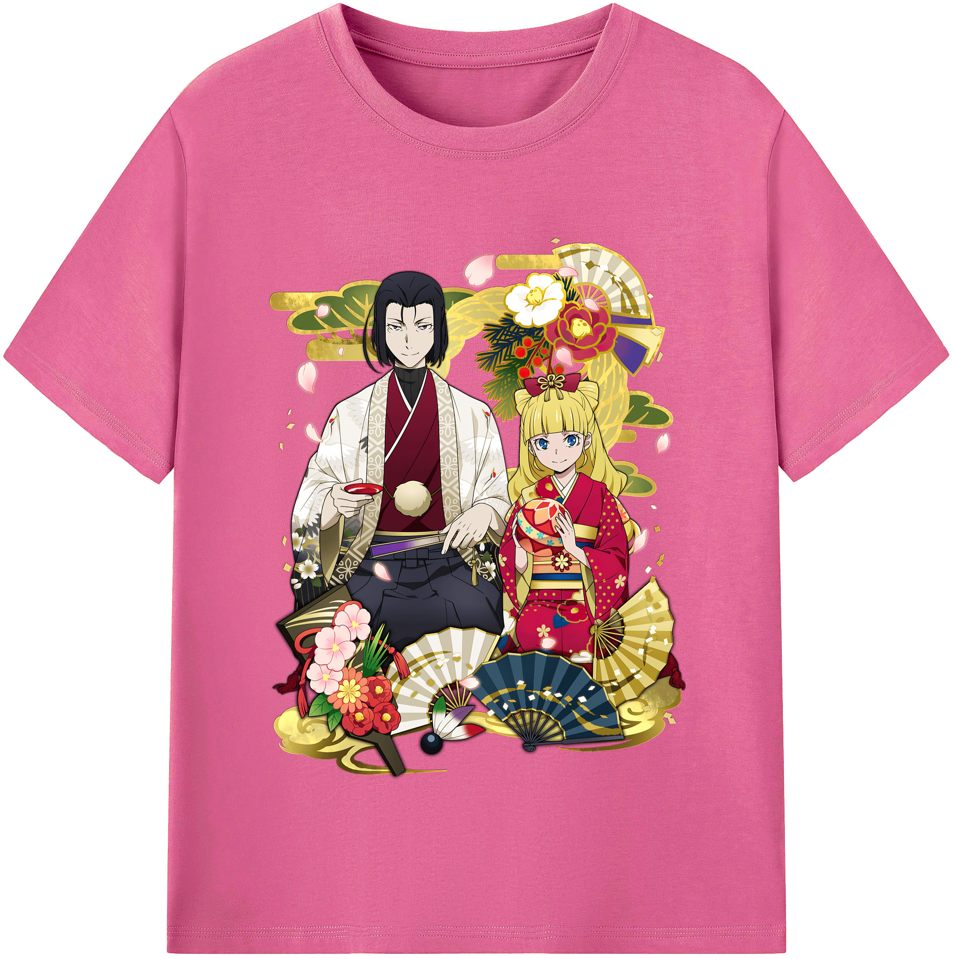 （画像用） 文豪ストレイドッグス Bungo Stray Dogs レディースカジュアルプリントTシャツ（綿100％）