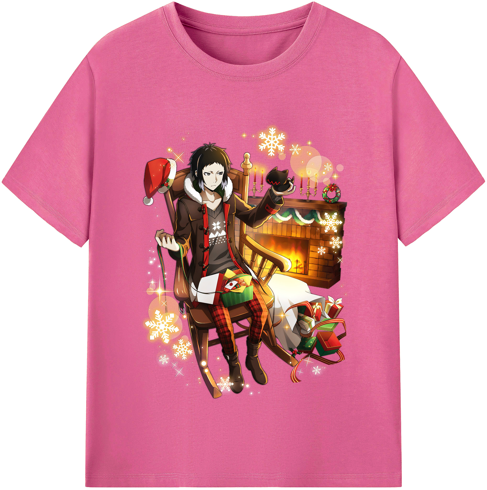 （画像用） 文豪ストレイドッグス Bungo Stray Dogs レディースカジュアルプリントTシャツ（綿100％）