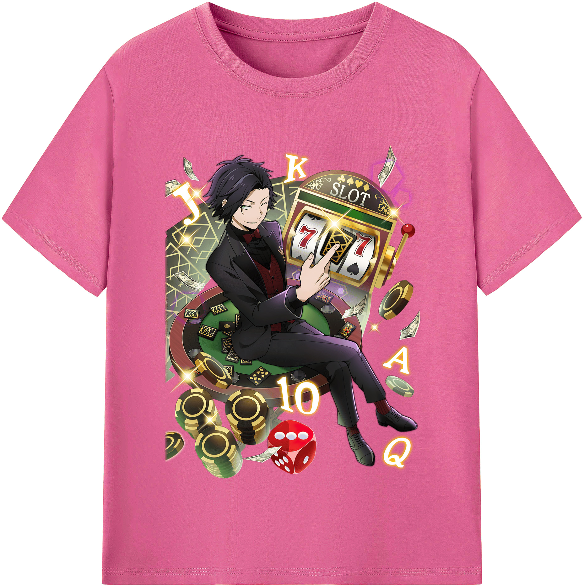（画像用） 文豪ストレイドッグス Bungo Stray Dogs レディースカジュアルプリントTシャツ（綿100％）
