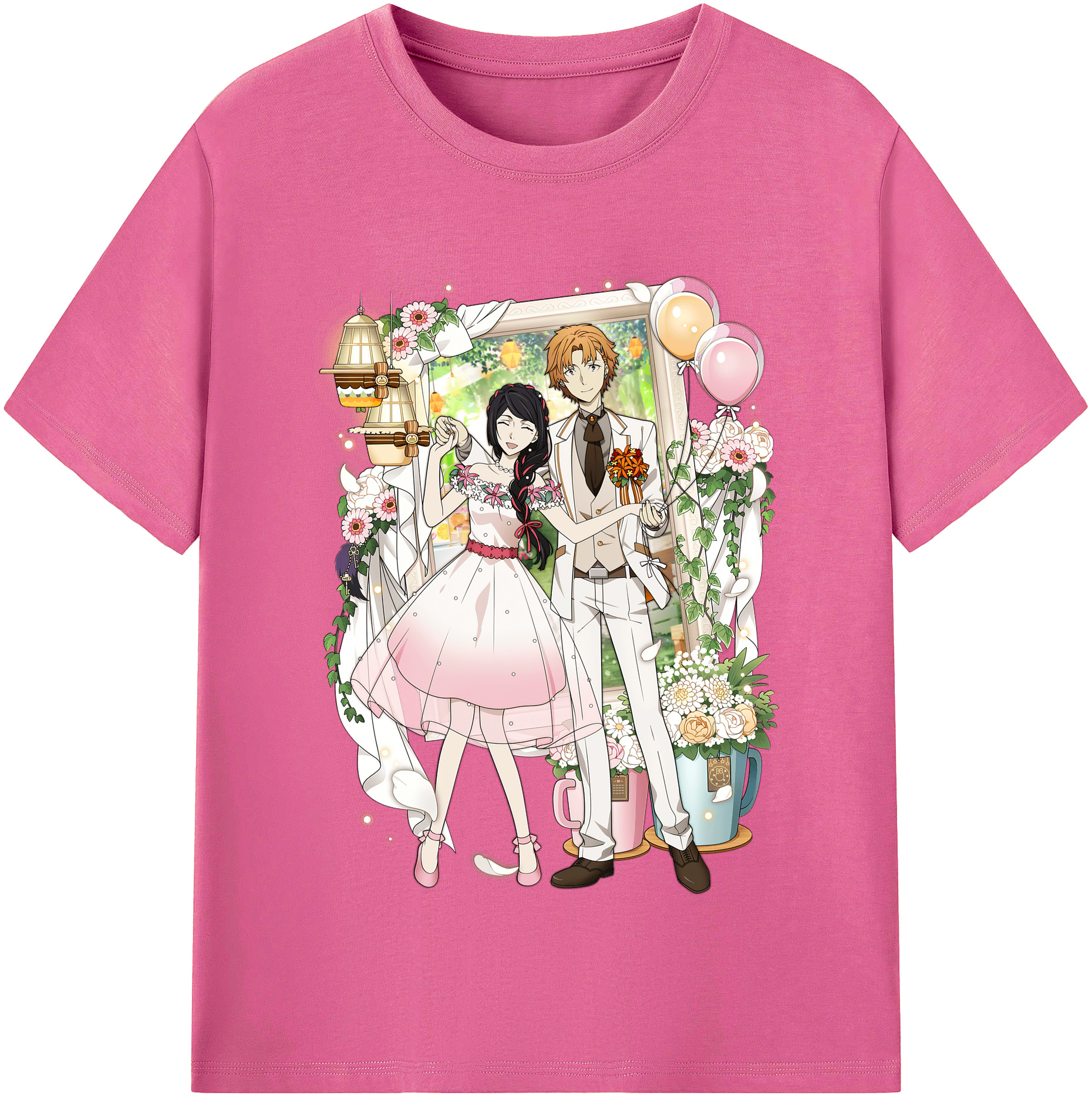 （画像用） 文豪ストレイドッグス Bungo Stray Dogs レディースカジュアルプリントTシャツ（綿100％）