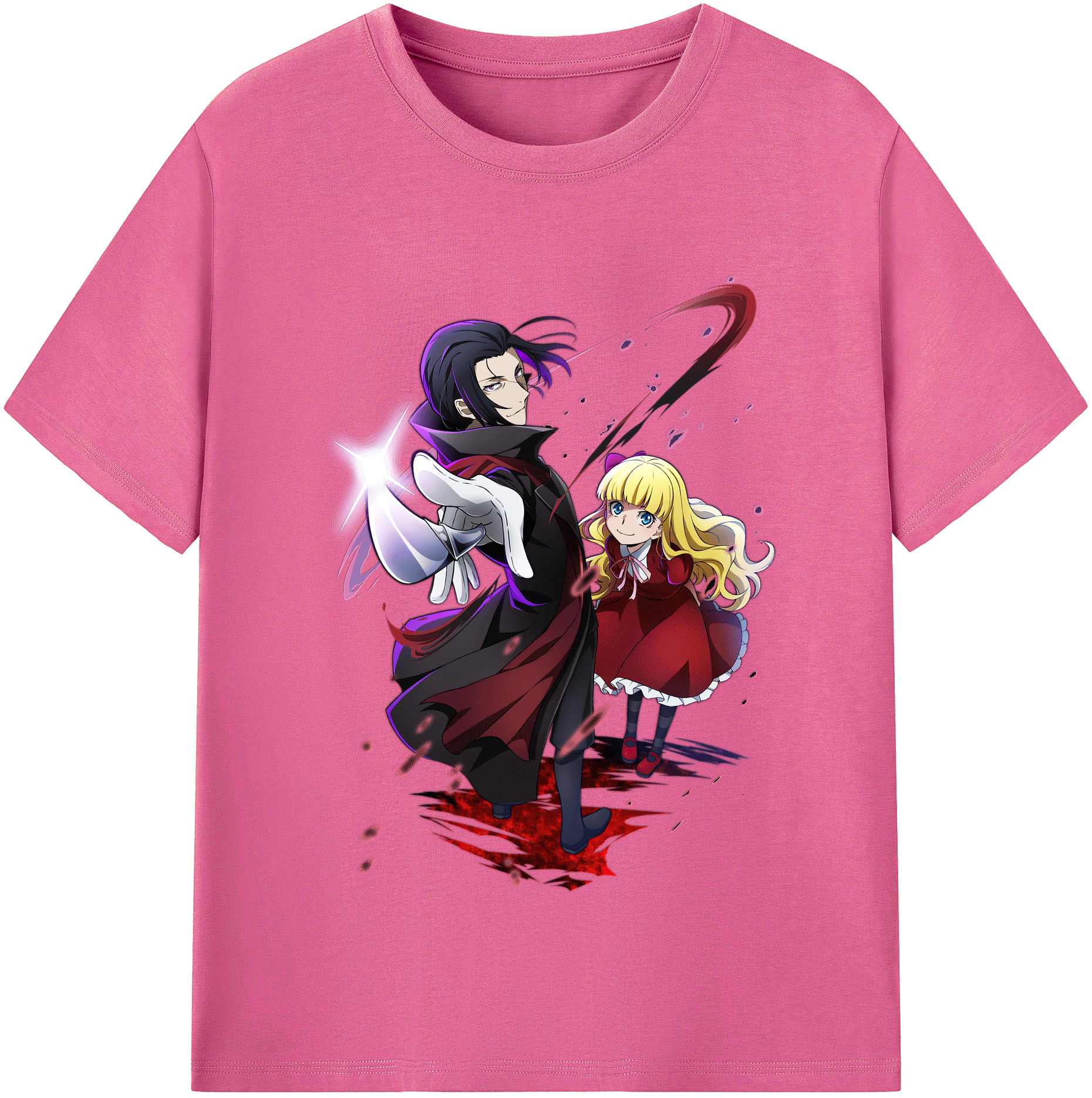 （画像用） 文豪ストレイドッグス Bungo Stray Dogs レディースカジュアルプリントTシャツ（綿100％）