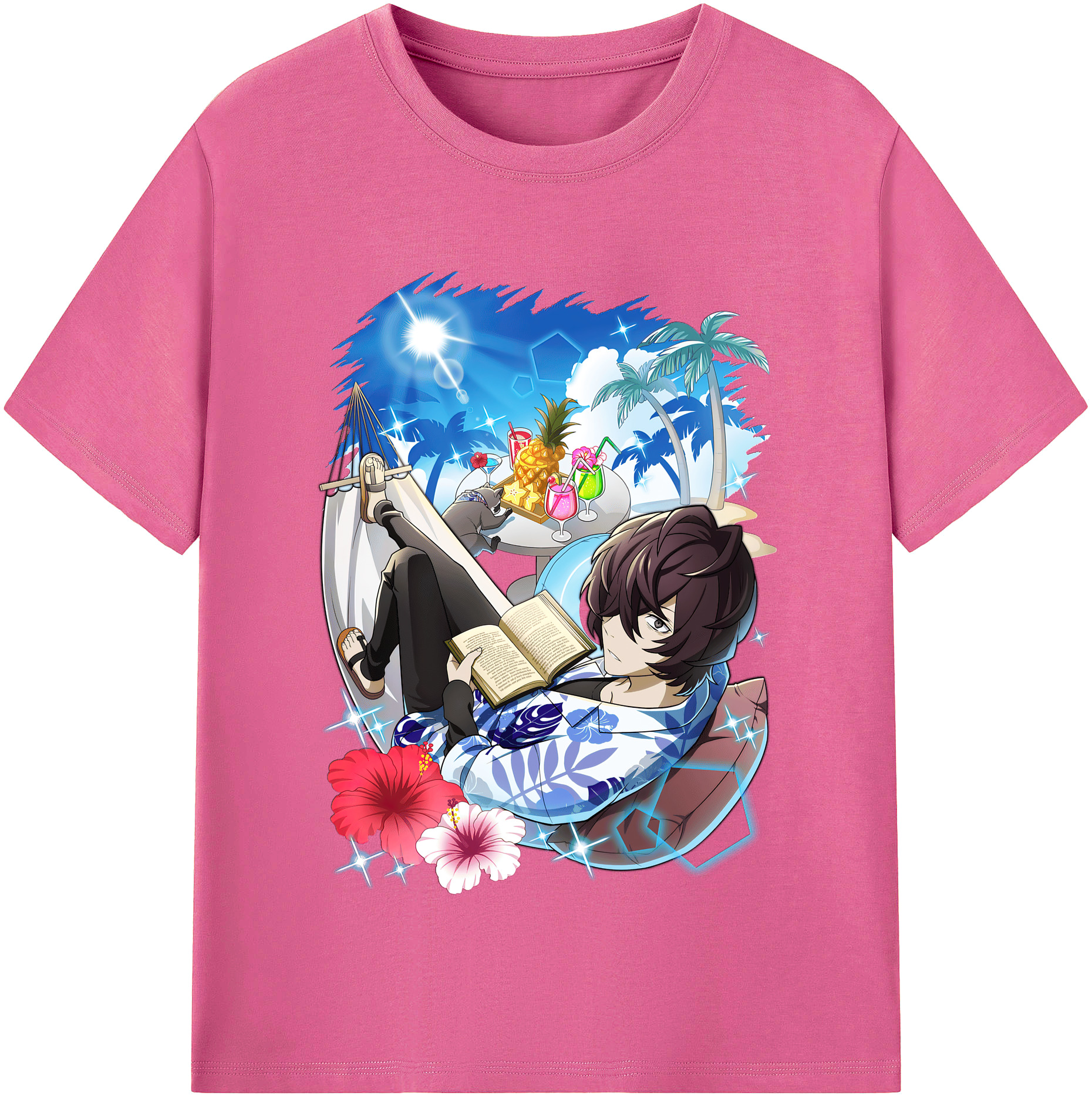 （画像用） 文豪ストレイドッグス Bungo Stray Dogs レディースカジュアルプリントTシャツ（綿100％）