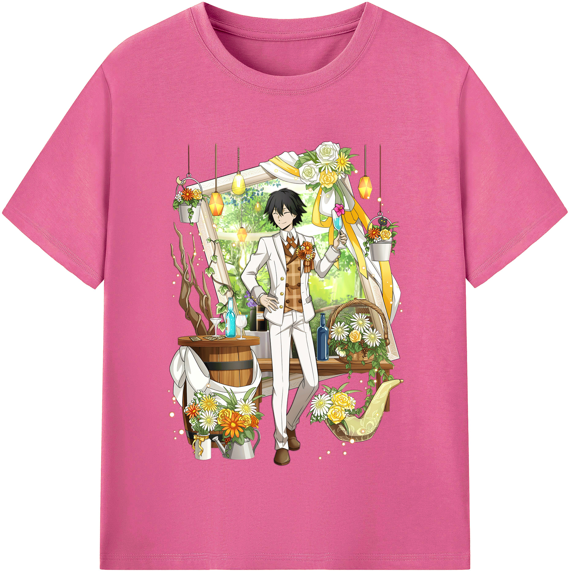 （画像用） 文豪ストレイドッグス Bungo Stray Dogs レディースカジュアルプリントTシャツ（綿100％）