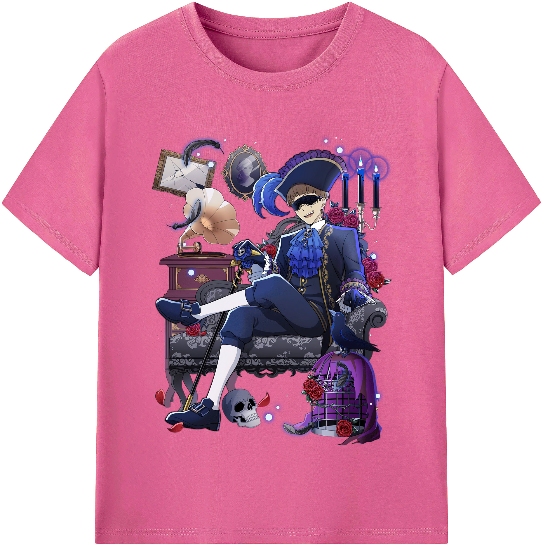 （画像用） 文豪ストレイドッグス Bungo Stray Dogs レディースカジュアルプリントTシャツ（綿100％）