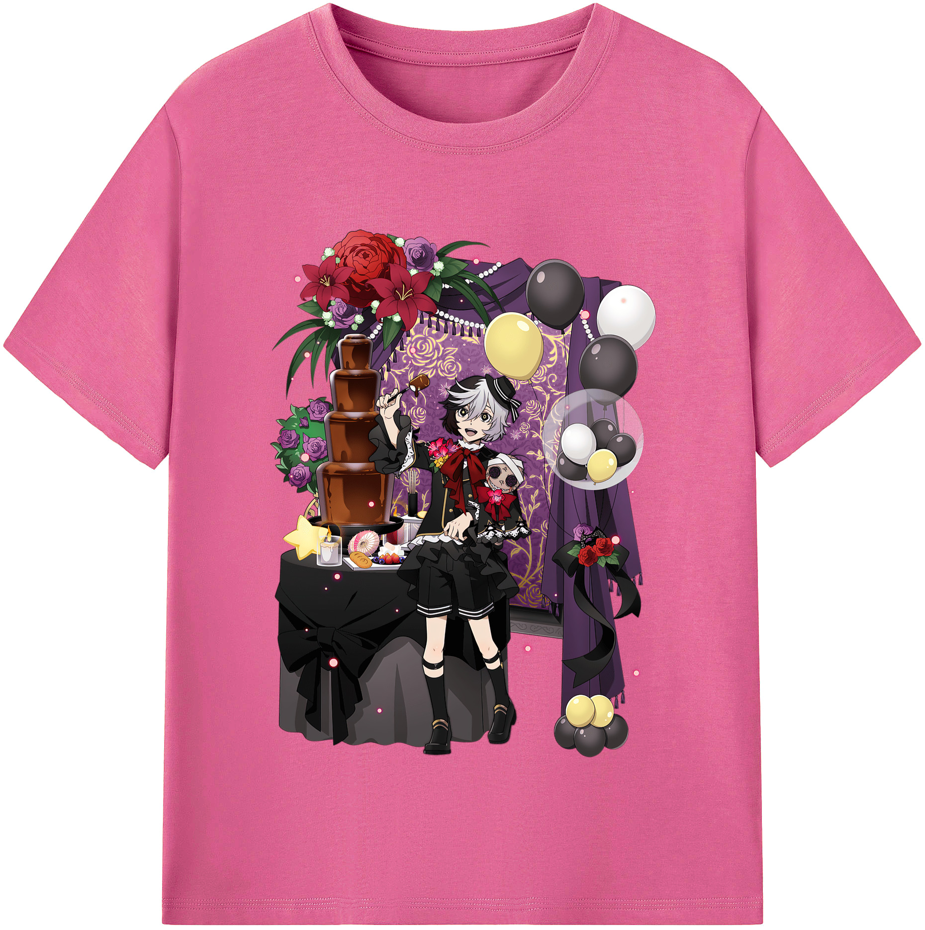 （画像用） 文豪ストレイドッグス Bungo Stray Dogs レディースカジュアルプリントTシャツ（綿100％）