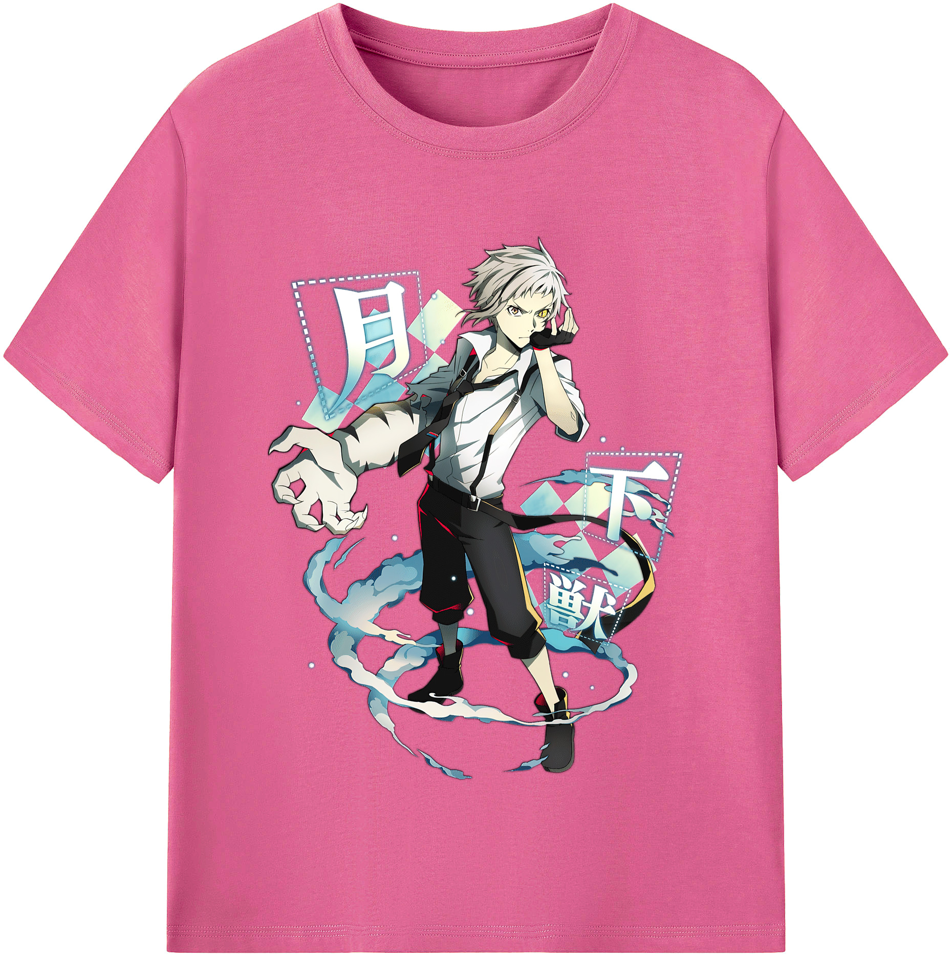 （画像用） 文豪ストレイドッグス Bungo Stray Dogs レディースカジュアルプリントTシャツ（綿100％）