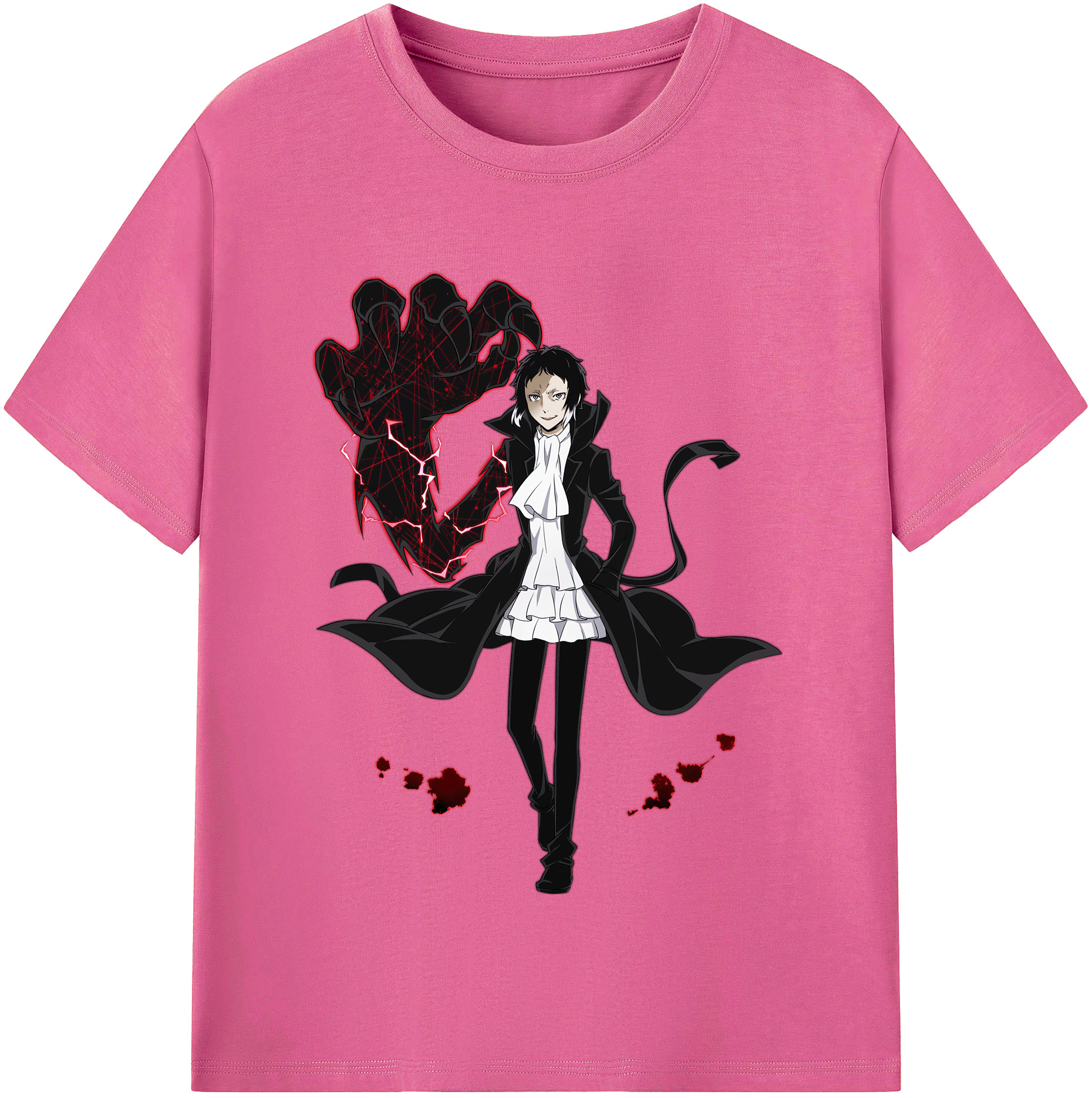 （画像用） 文豪ストレイドッグス Bungo Stray Dogs レディースカジュアルプリントTシャツ（綿100％）