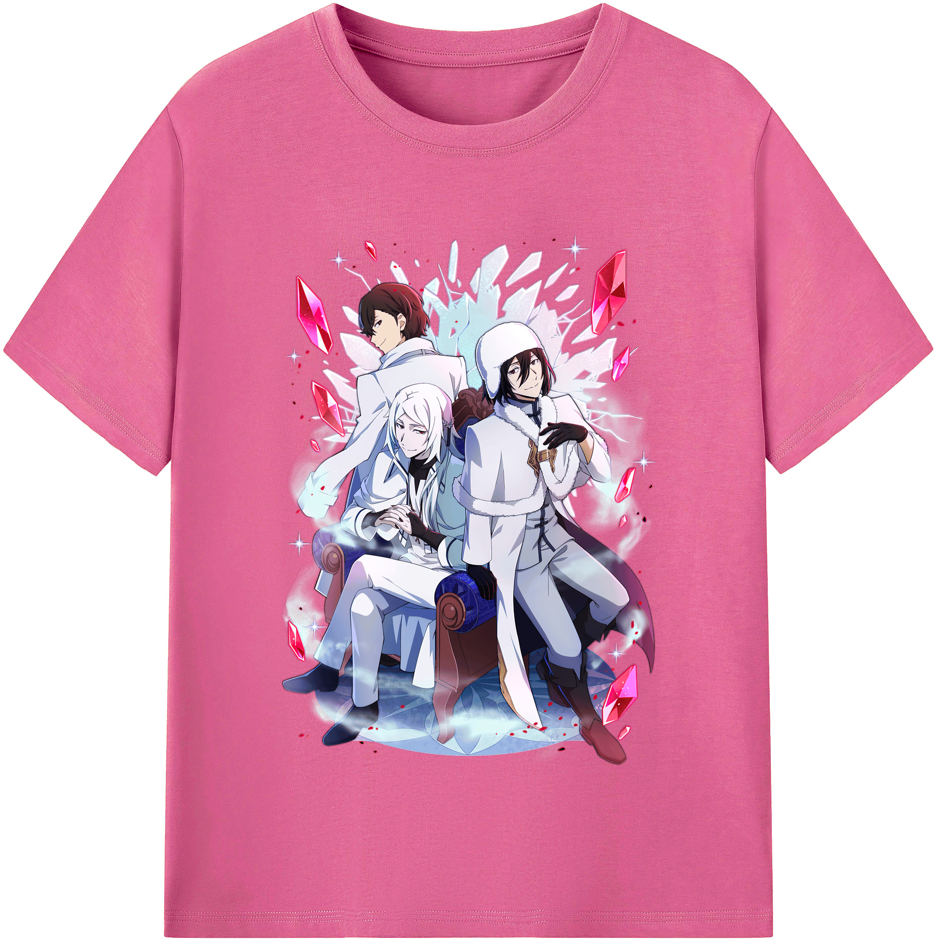 （画像用） 文豪ストレイドッグス Bungo Stray Dogs レディースカジュアルプリントTシャツ（綿100％）