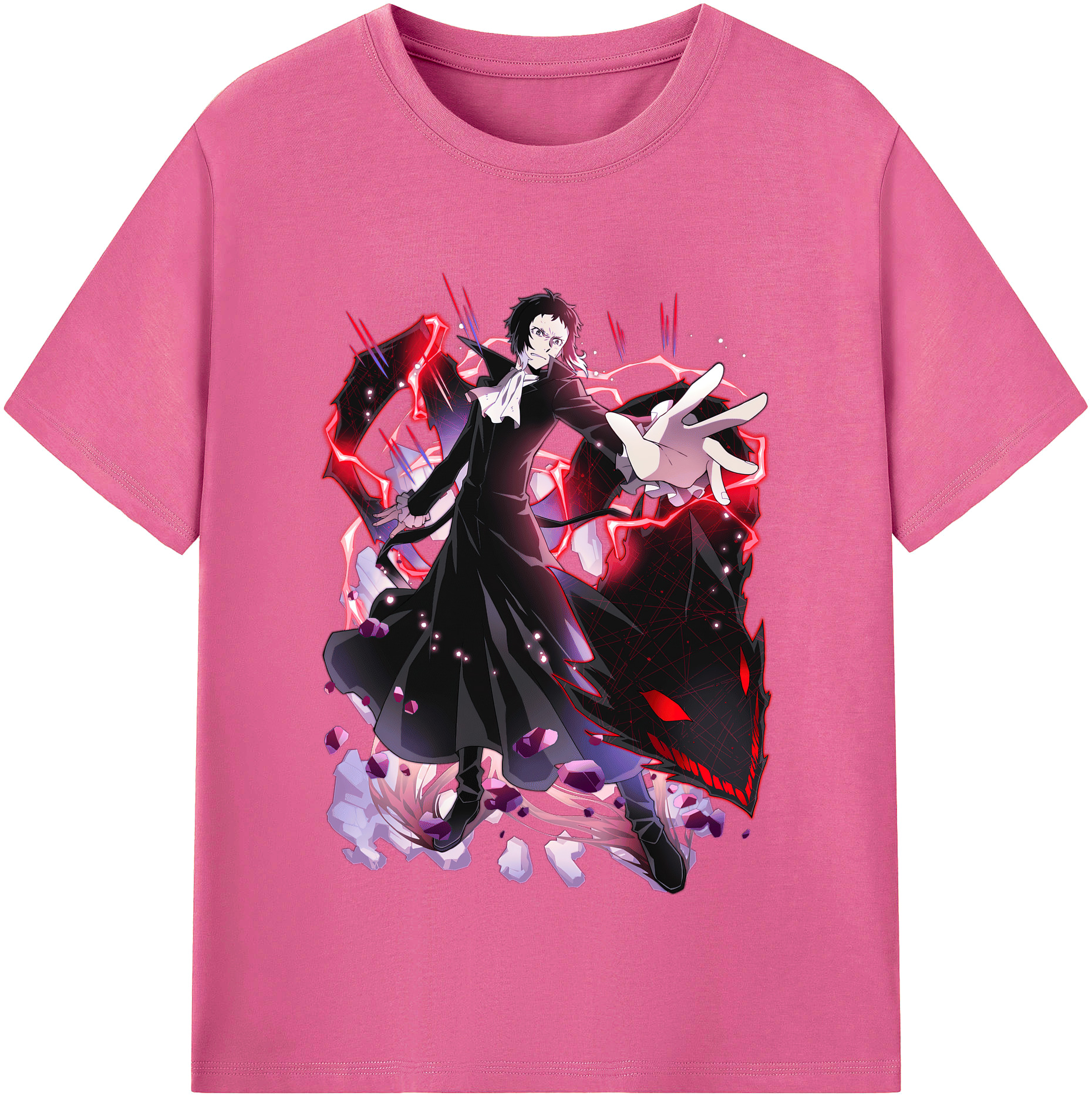 （画像用） 文豪ストレイドッグス Bungo Stray Dogs レディースカジュアルプリントTシャツ（綿100％）