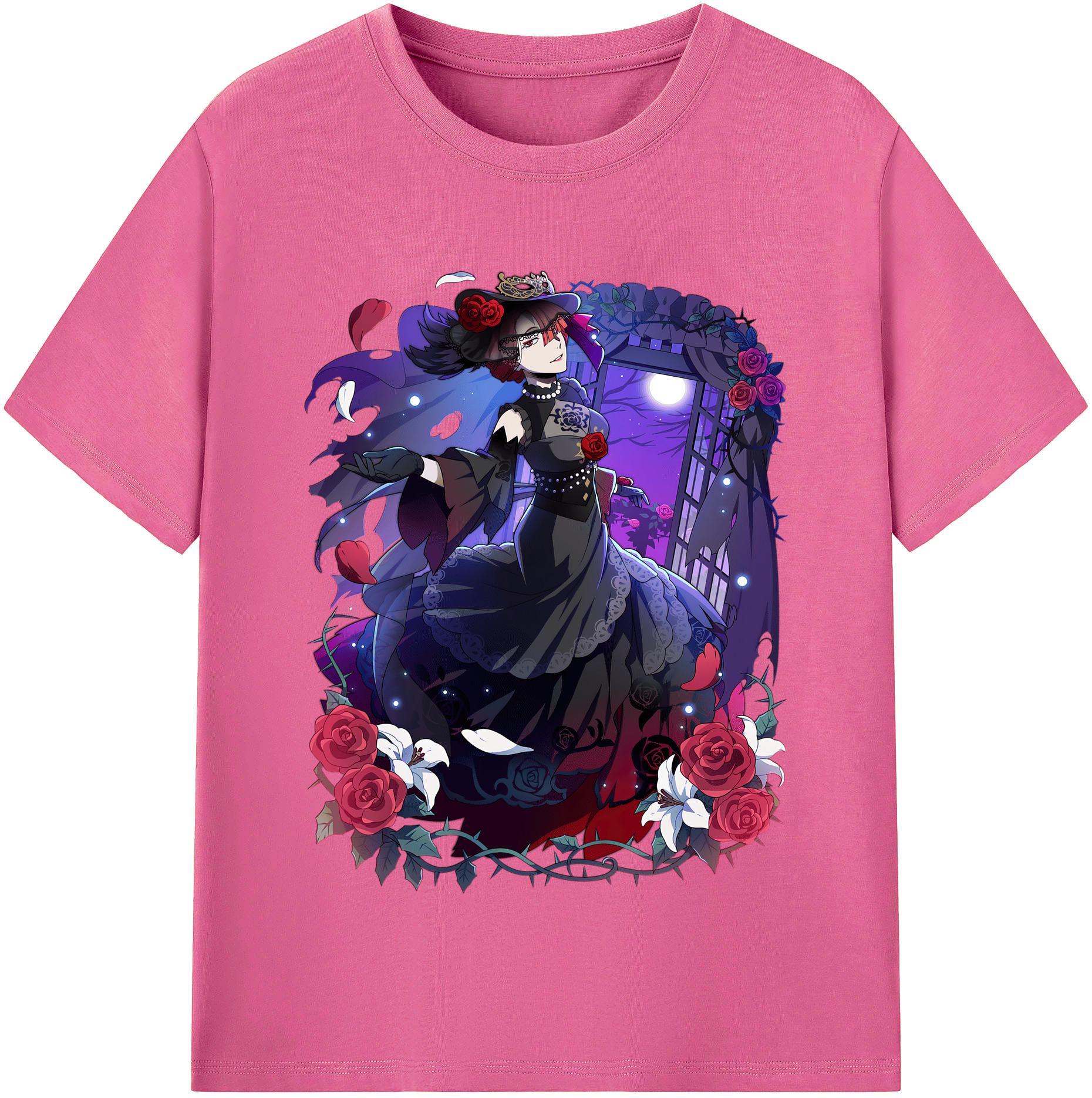 （画像用） 文豪ストレイドッグス Bungo Stray Dogs レディースカジュアルプリントTシャツ（綿100％）