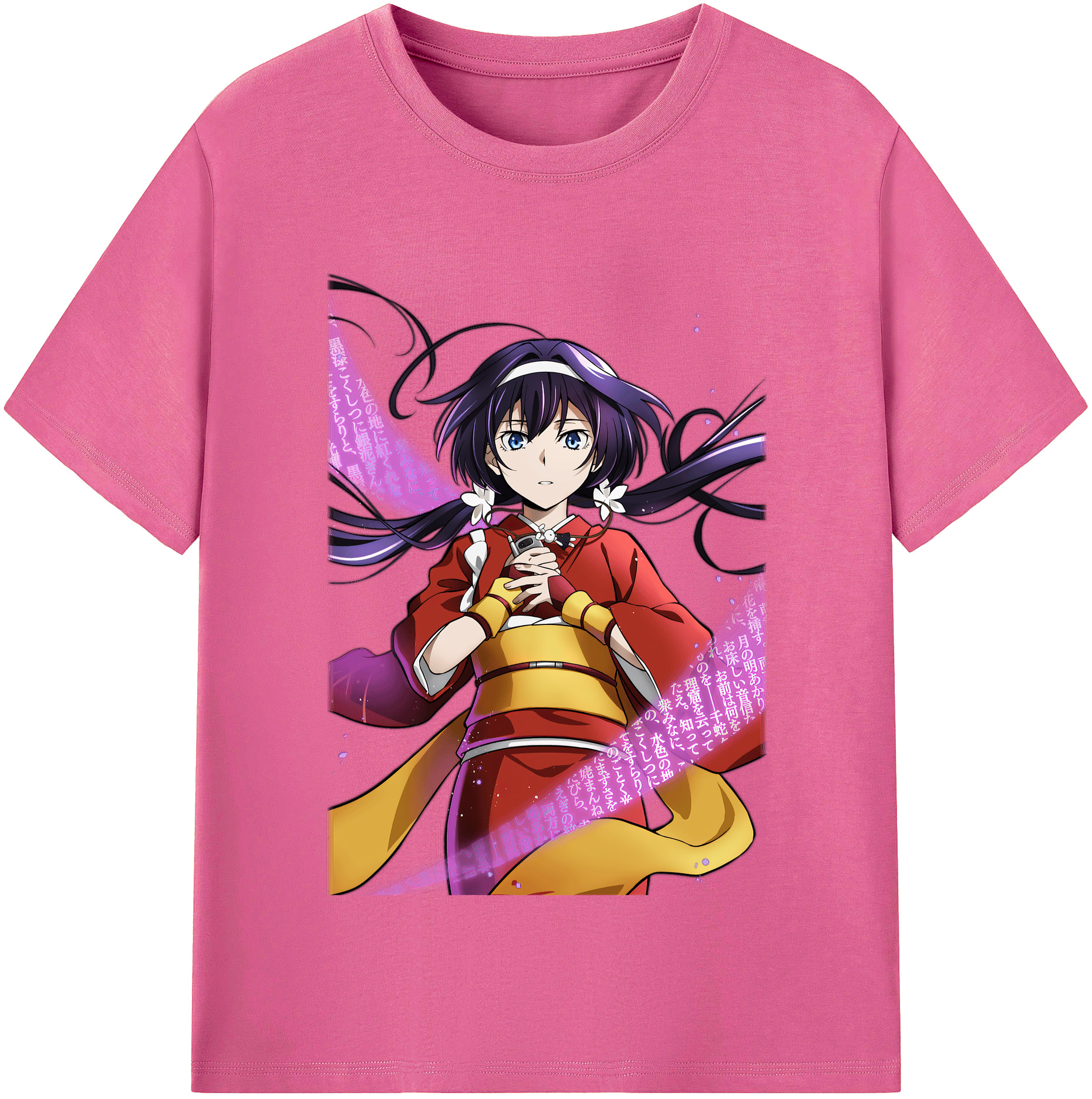 （画像用） 文豪ストレイドッグス Bungo Stray Dogs レディースカジュアルプリントTシャツ（綿100％）