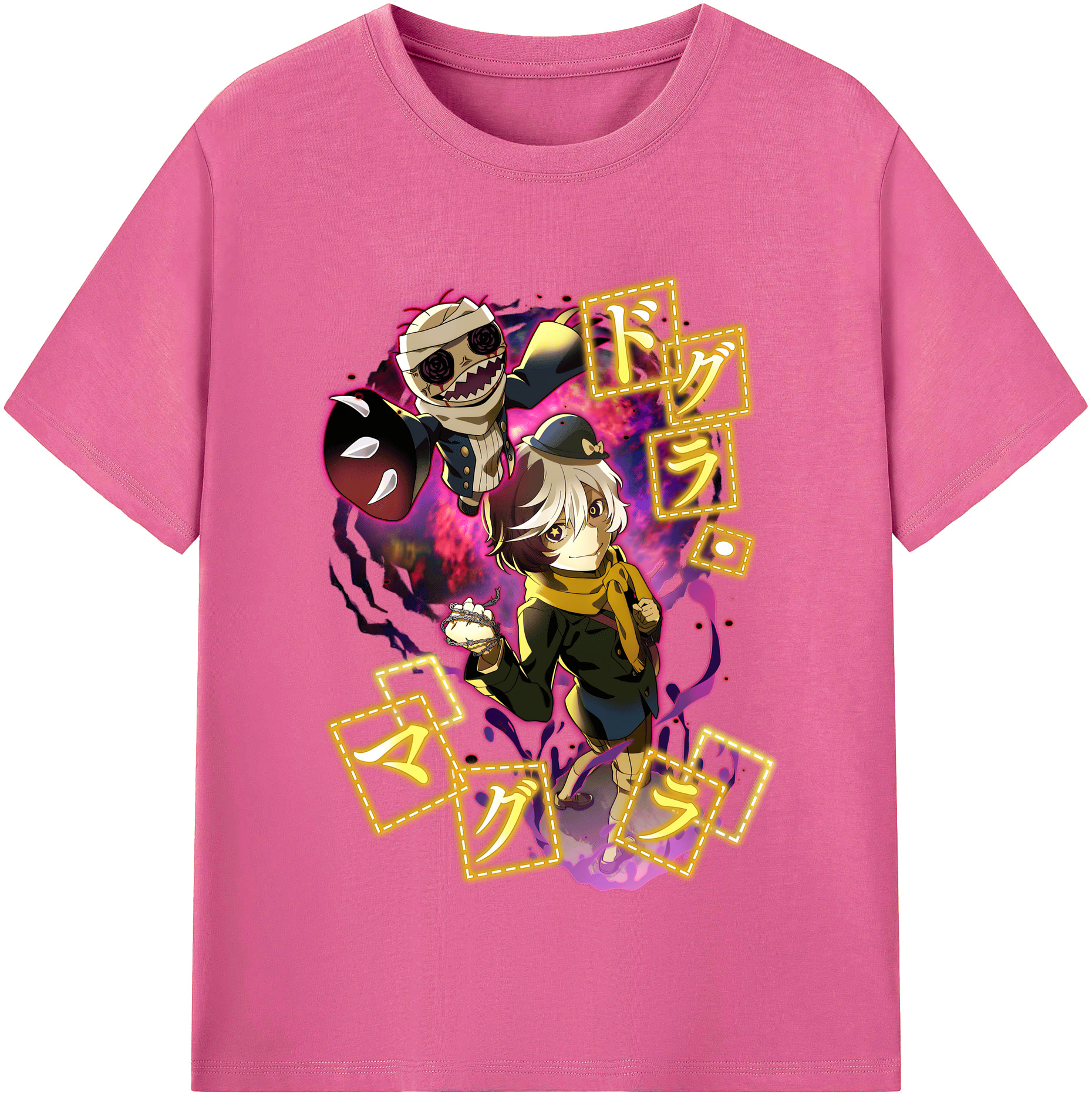 （画像用） 文豪ストレイドッグス Bungo Stray Dogs レディースカジュアルプリントTシャツ（綿100％）