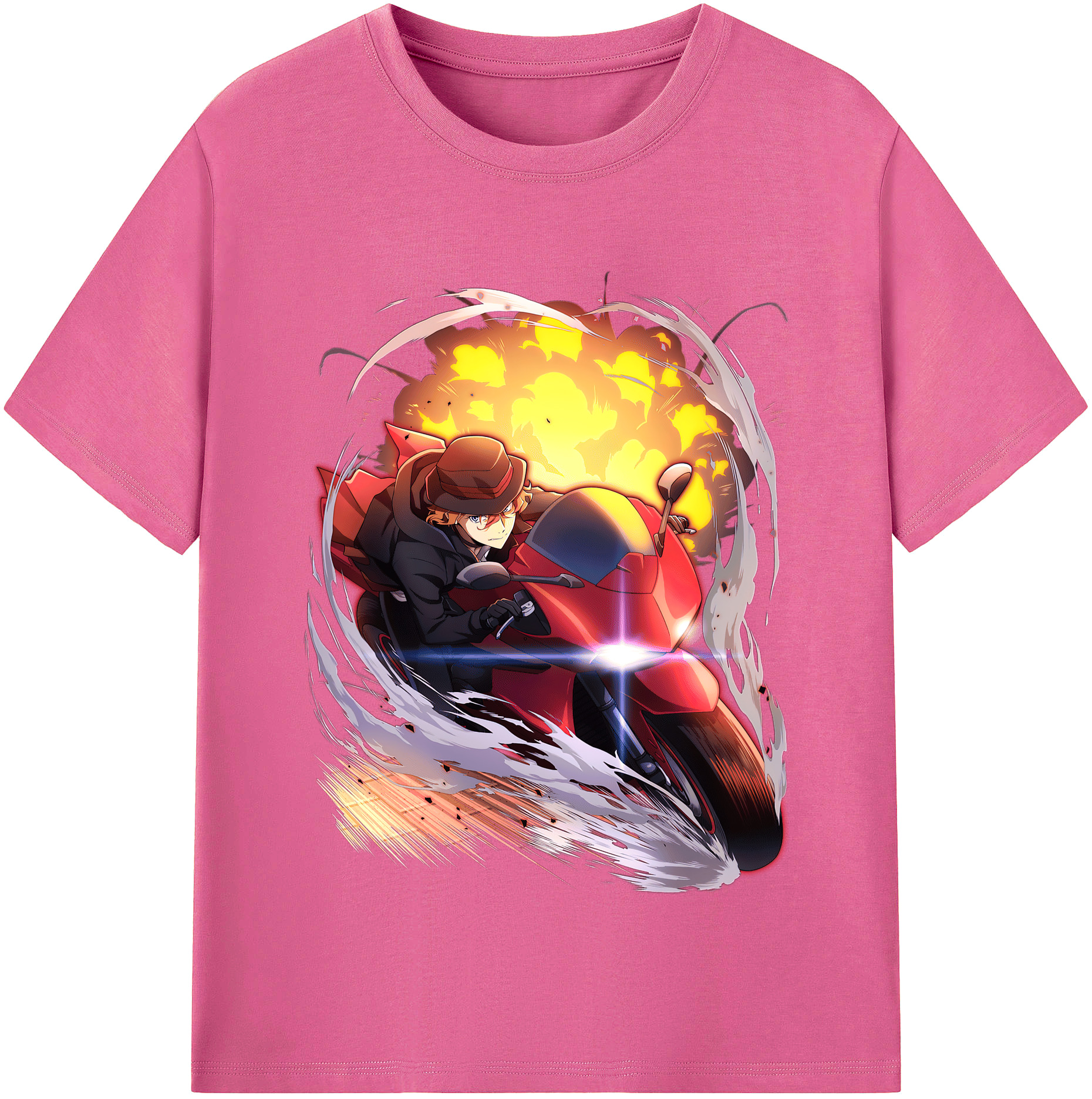 （画像用） 文豪ストレイドッグス Bungo Stray Dogs レディースカジュアルプリントTシャツ（綿100％）