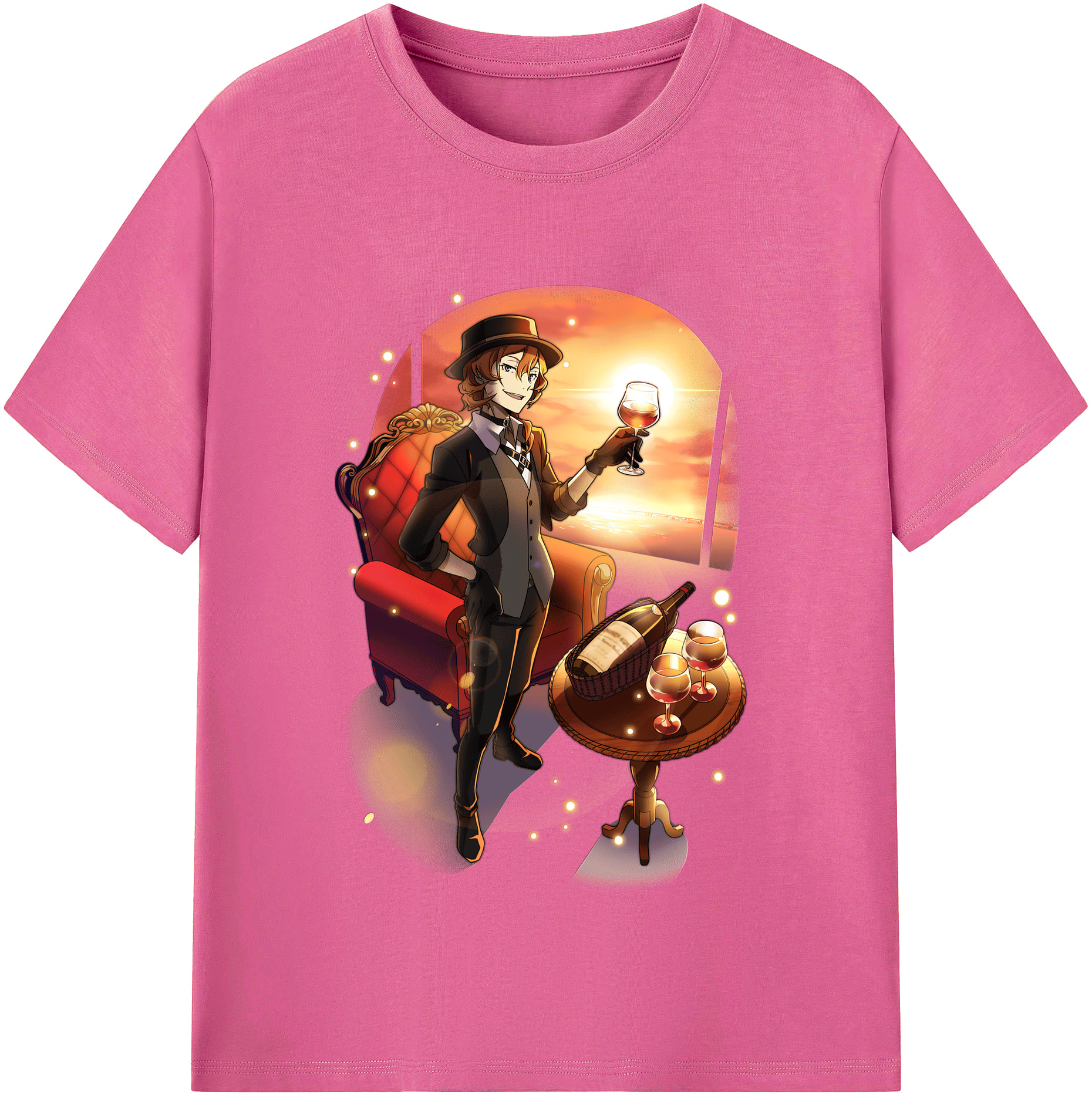 （画像用） 文豪ストレイドッグス Bungo Stray Dogs レディースカジュアルプリントTシャツ（綿100％）