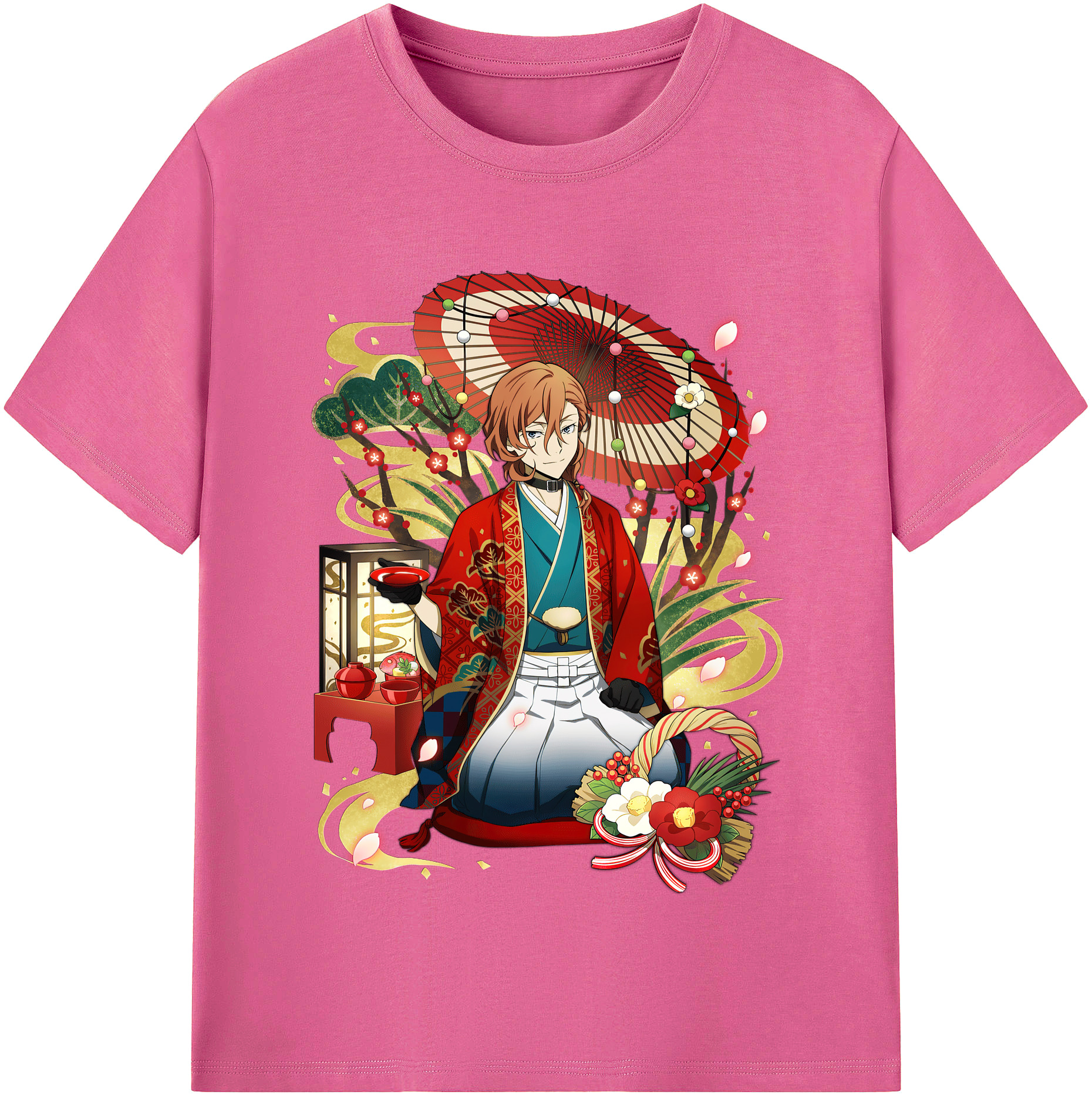 （画像用） 文豪ストレイドッグス Bungo Stray Dogs レディースカジュアルプリントTシャツ（綿100％）