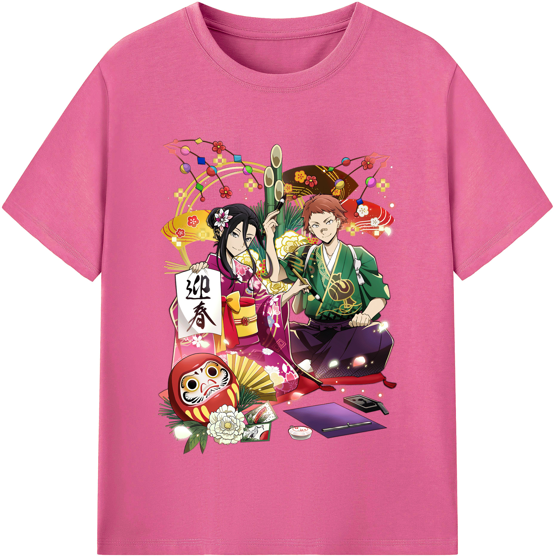 （画像用） 文豪ストレイドッグス Bungo Stray Dogs レディースカジュアルプリントTシャツ（綿100％）