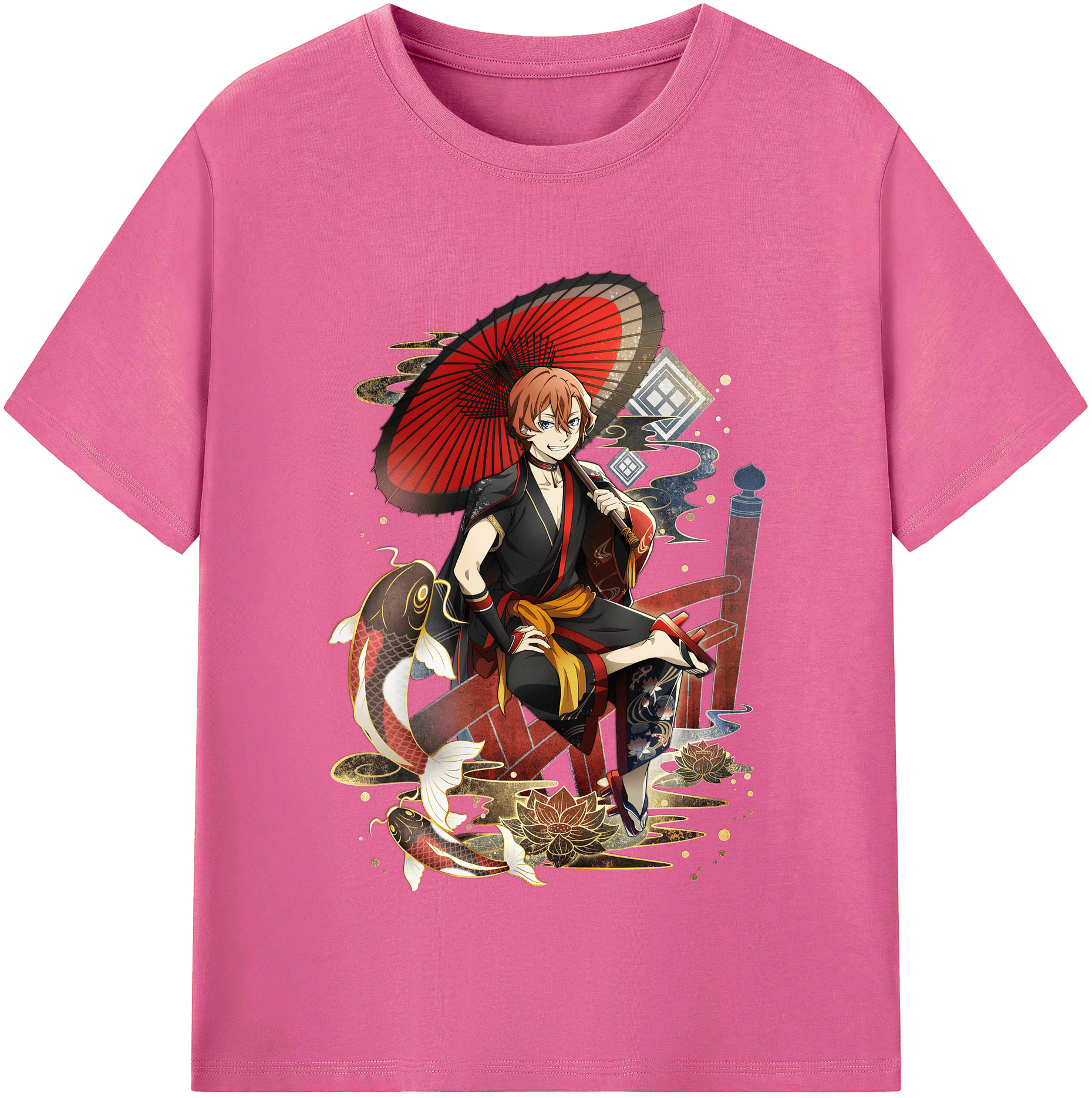 （画像用） 文豪ストレイドッグス Bungo Stray Dogs レディースカジュアルプリントTシャツ（綿100％）